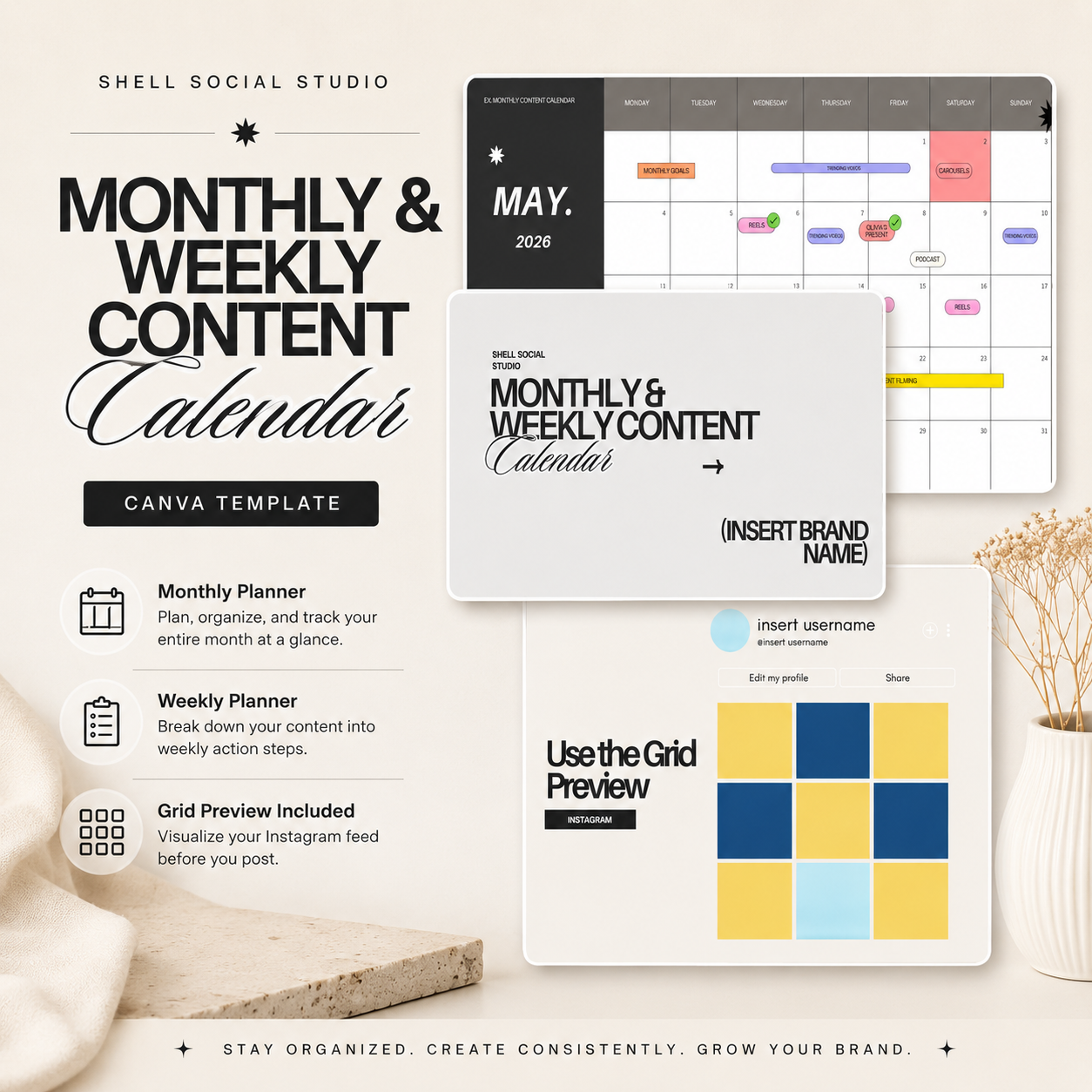 SHELL SOCIAL - CONTENT CALENDAR