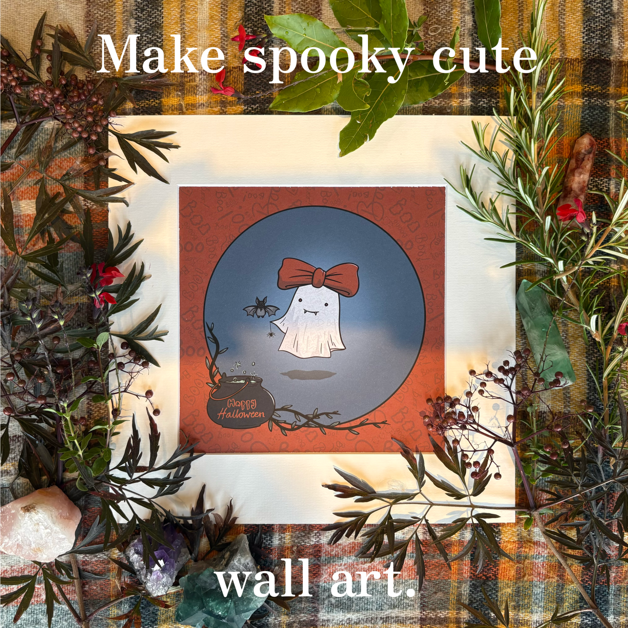 Learn how to digitally draw spooky cute ghosts for Halloween.