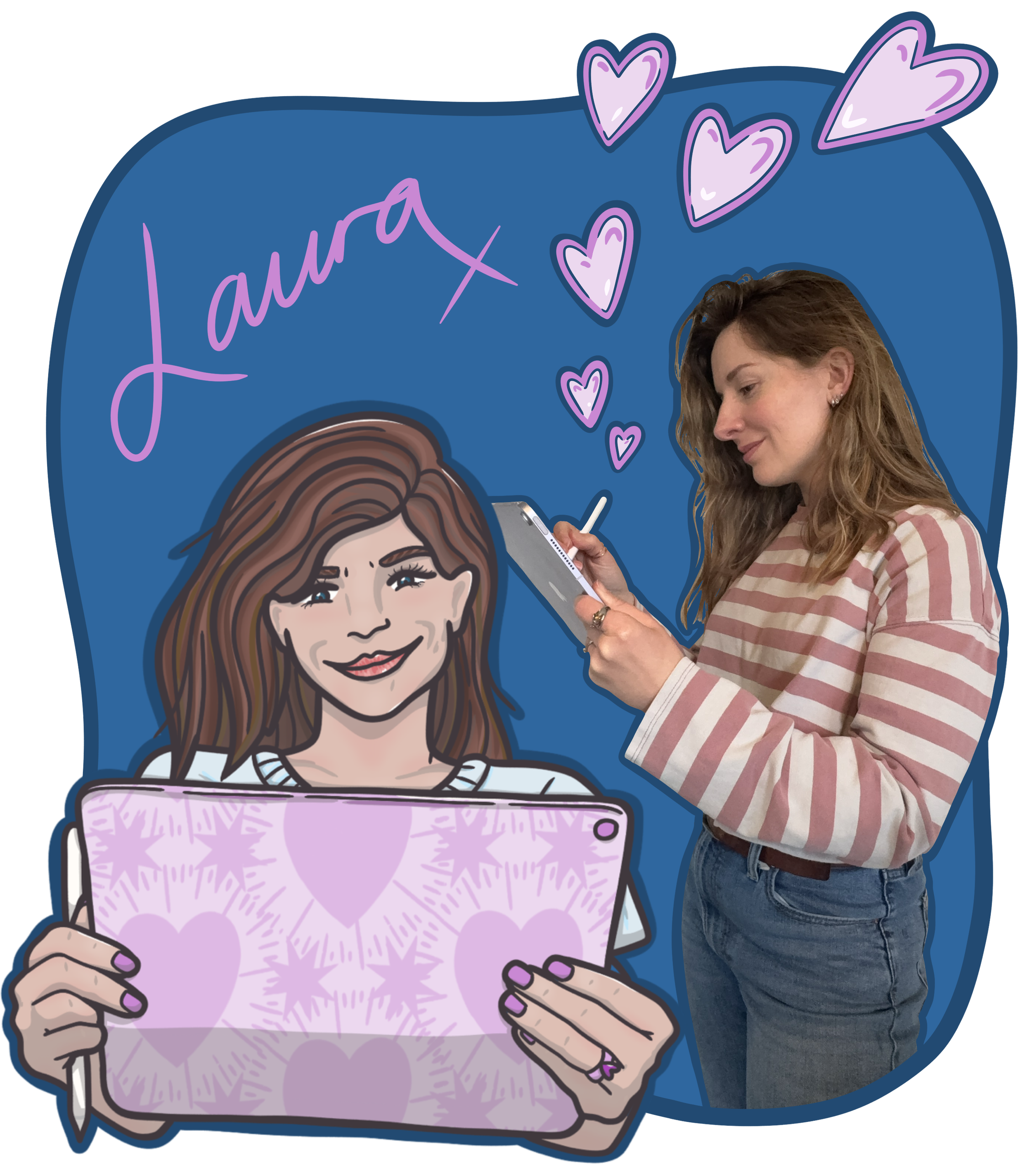 Acerca de Laura, la artista del dibujo digital. A Laura le encanta dibujar temas fantásticos, cuentos de hadas y folclore.