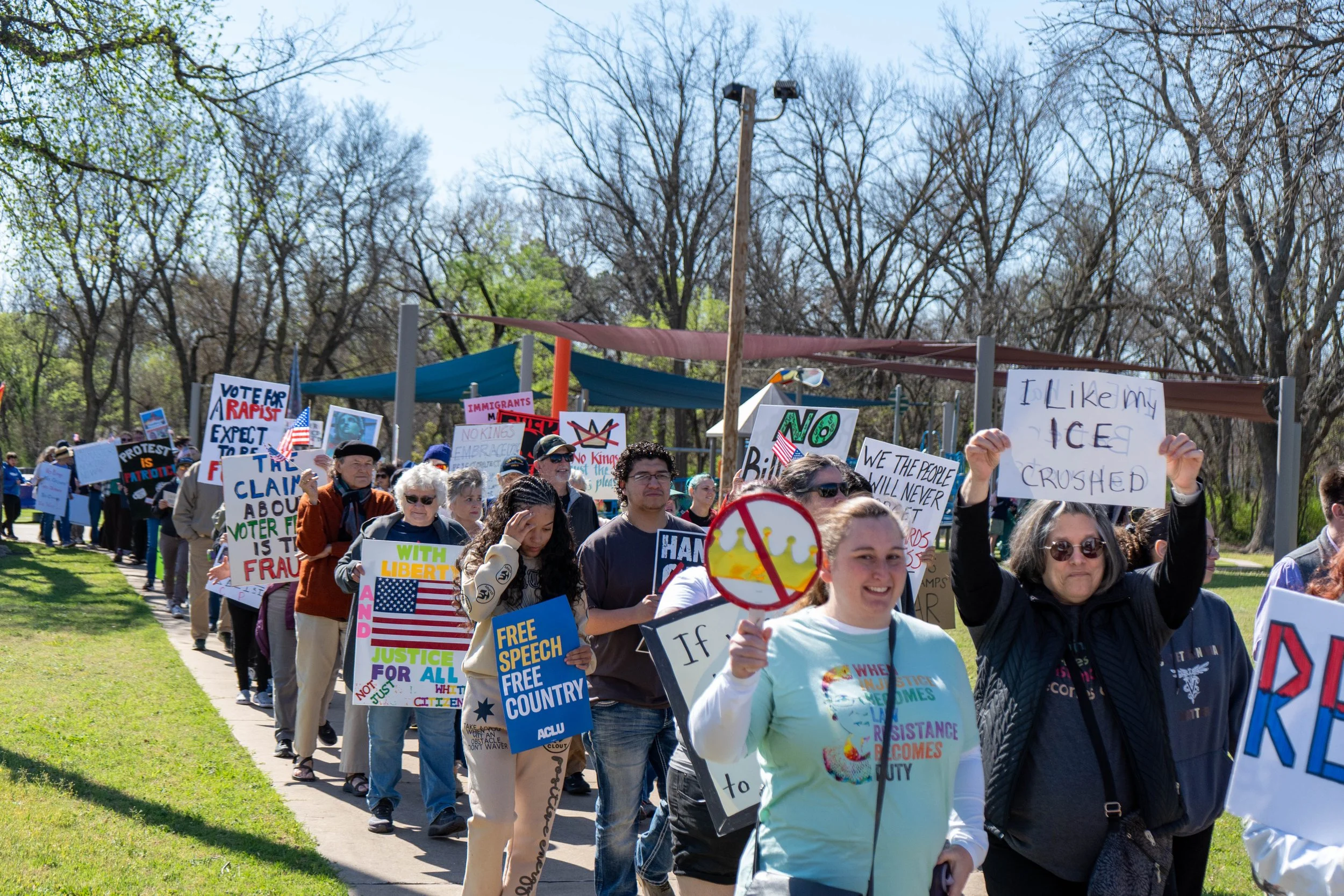 Stillwater protesters march under one message: Show up