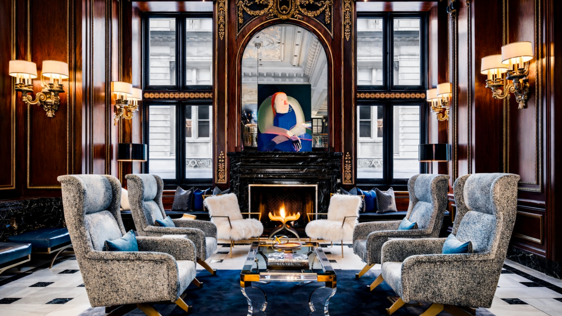 Lobby - Fireplace
