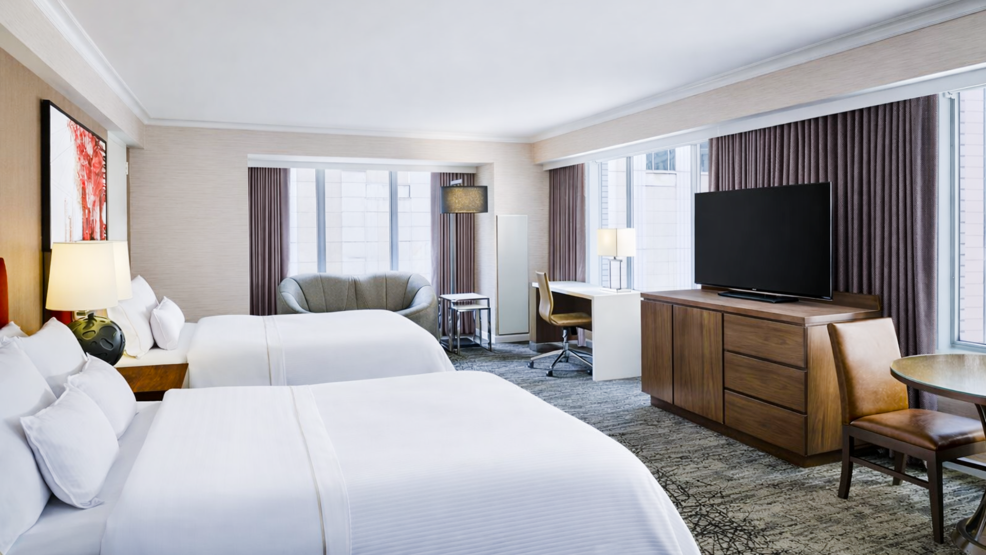 Guest Room, Corner Location, 2 Double Beds