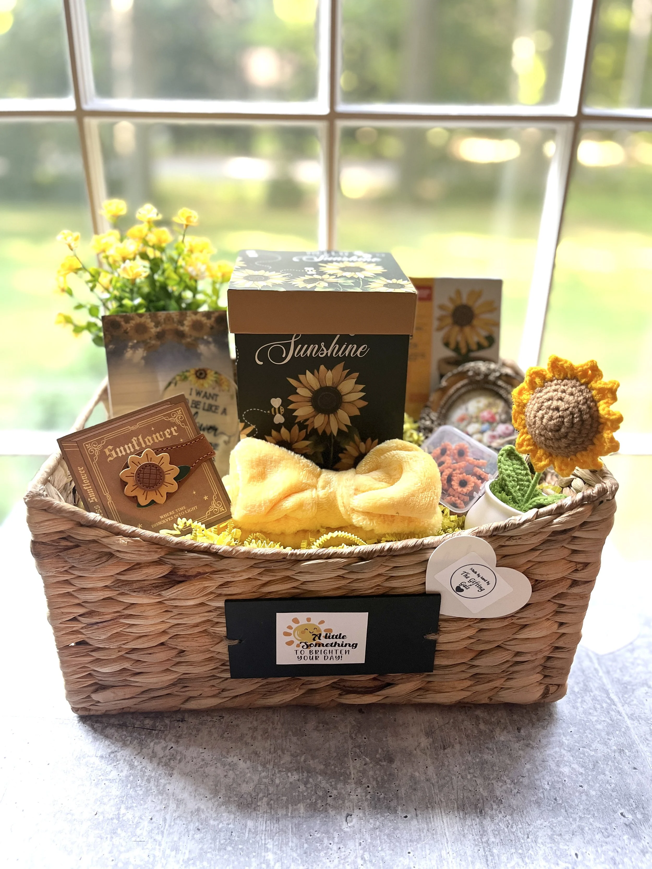 Sending Sunshine - Sunflower Gift Basket