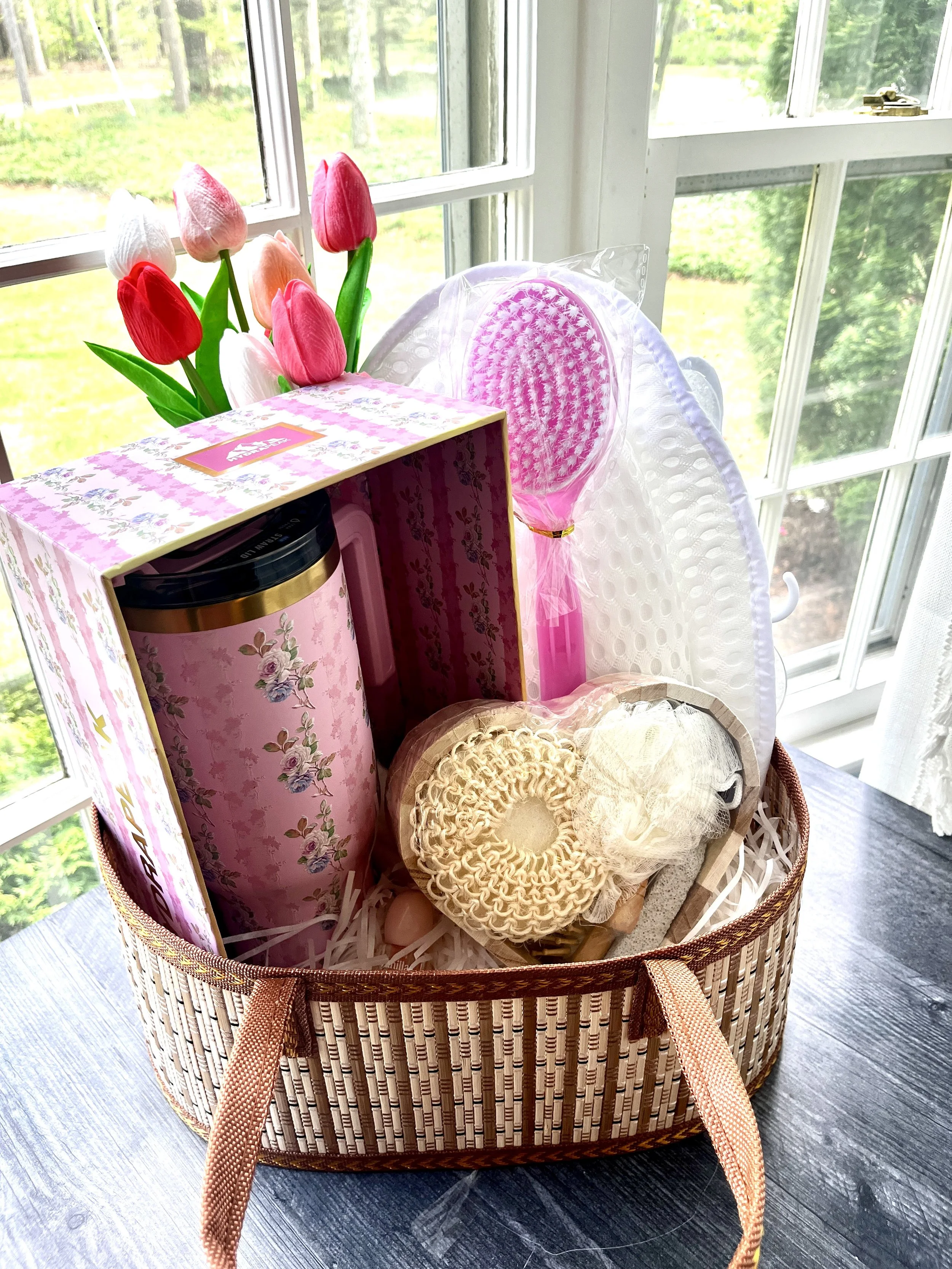 Petite Size Spa Basket by The Gifting Girls business in CT.JPG