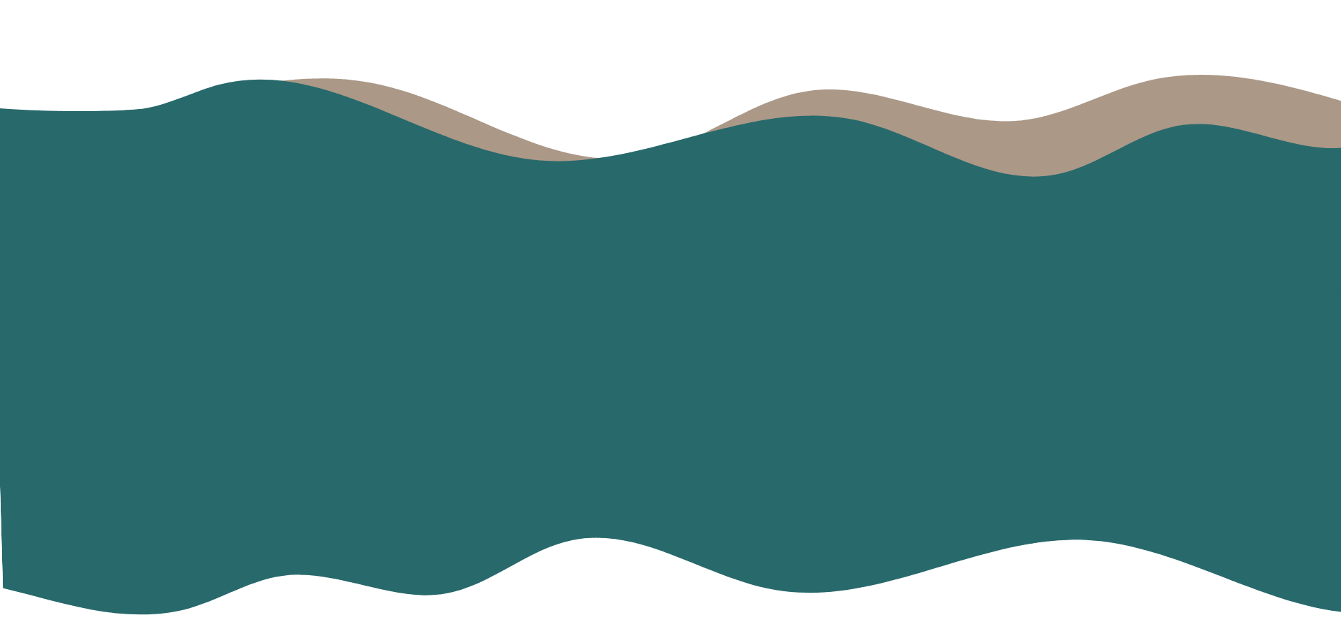 CoHost Works branded wave graphic inspired by coastal and mountain vacation rental destinations across the Carolinas and Georgia.