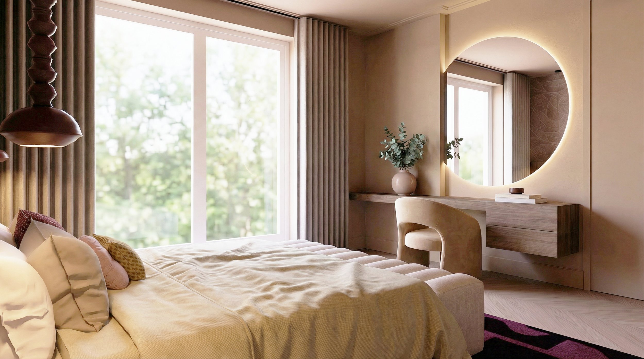 Studio Roos 'Noordereinde 's Graveland slaapkamer 3.jpg