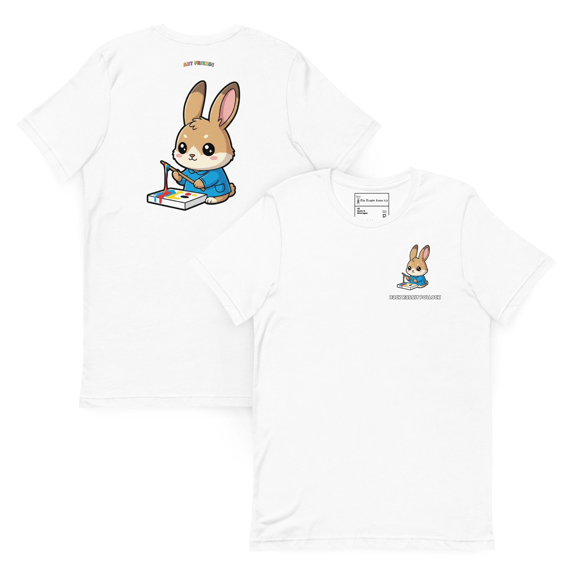 Art Friends™: Jack Rabbit Pollock Unisex Tee
