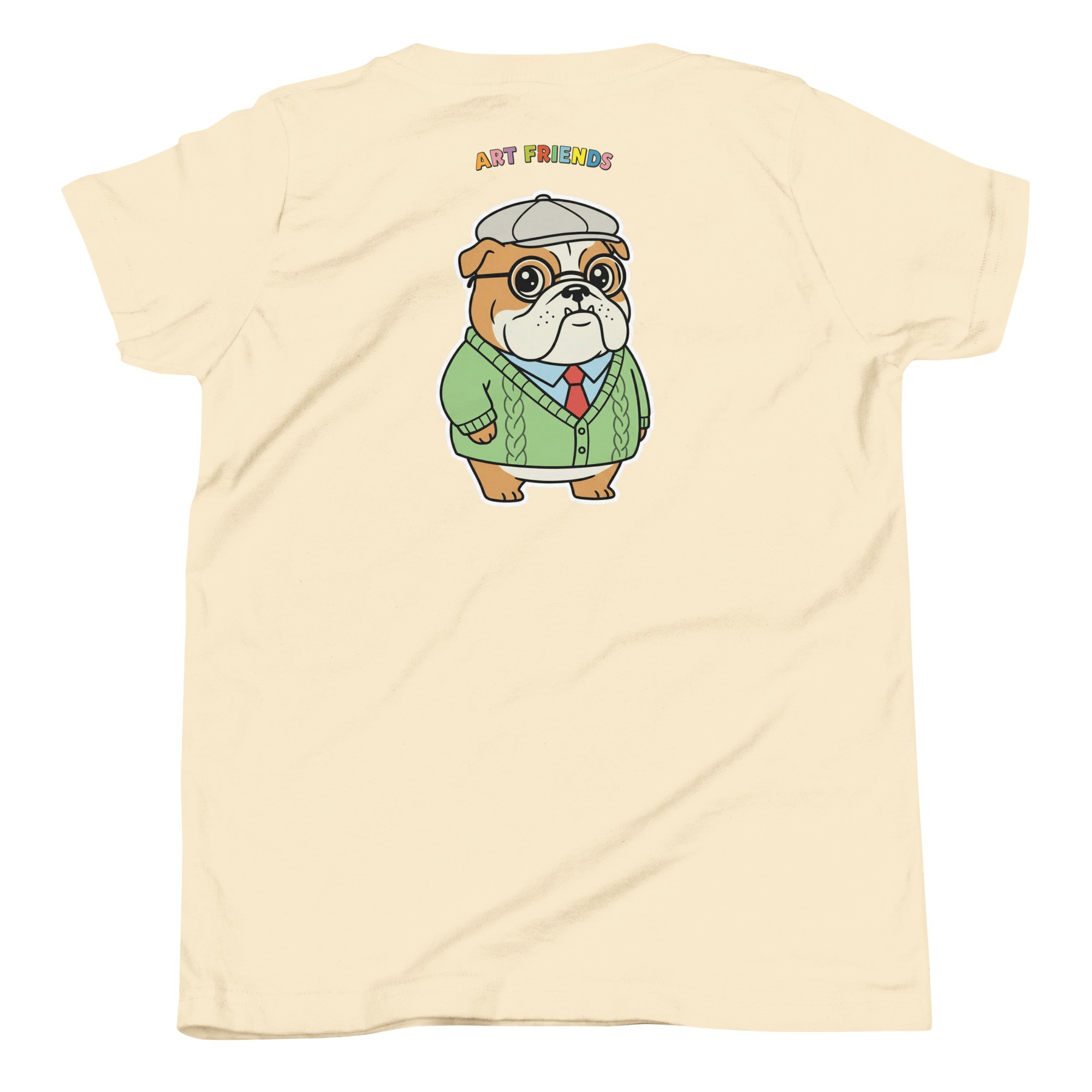 Art Friends™: Doggy Hockney Youth Short Sleeve T-Shirt