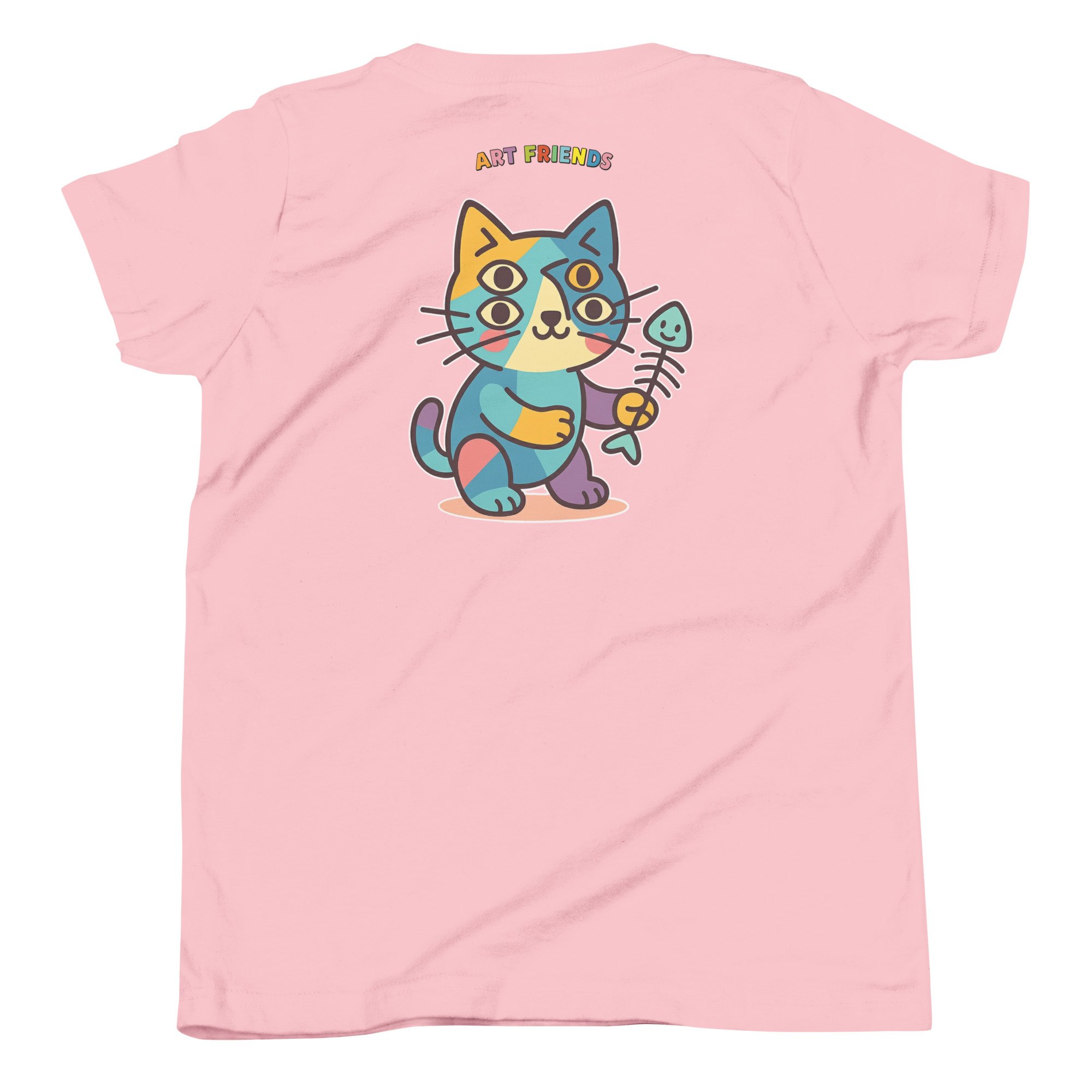Art Friends™: Pablo Purrcasso Youth Short Sleeve T-Shirt