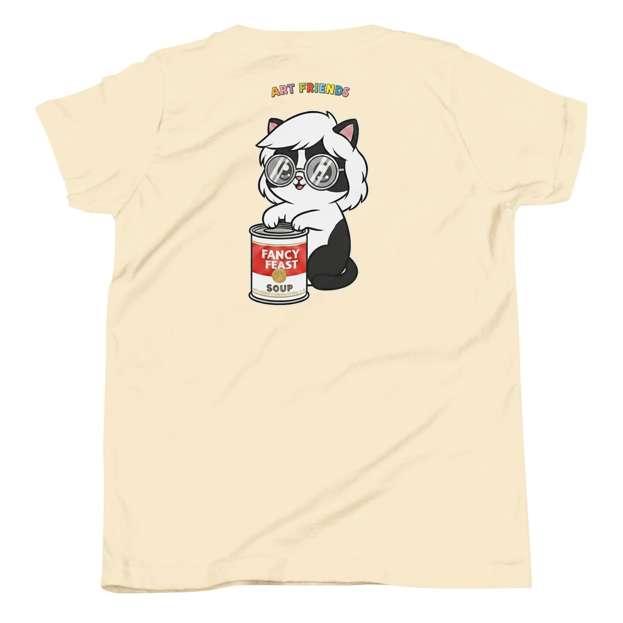 Art Friends™: Andy Purrhol Youth Short Sleeve T-Shirt