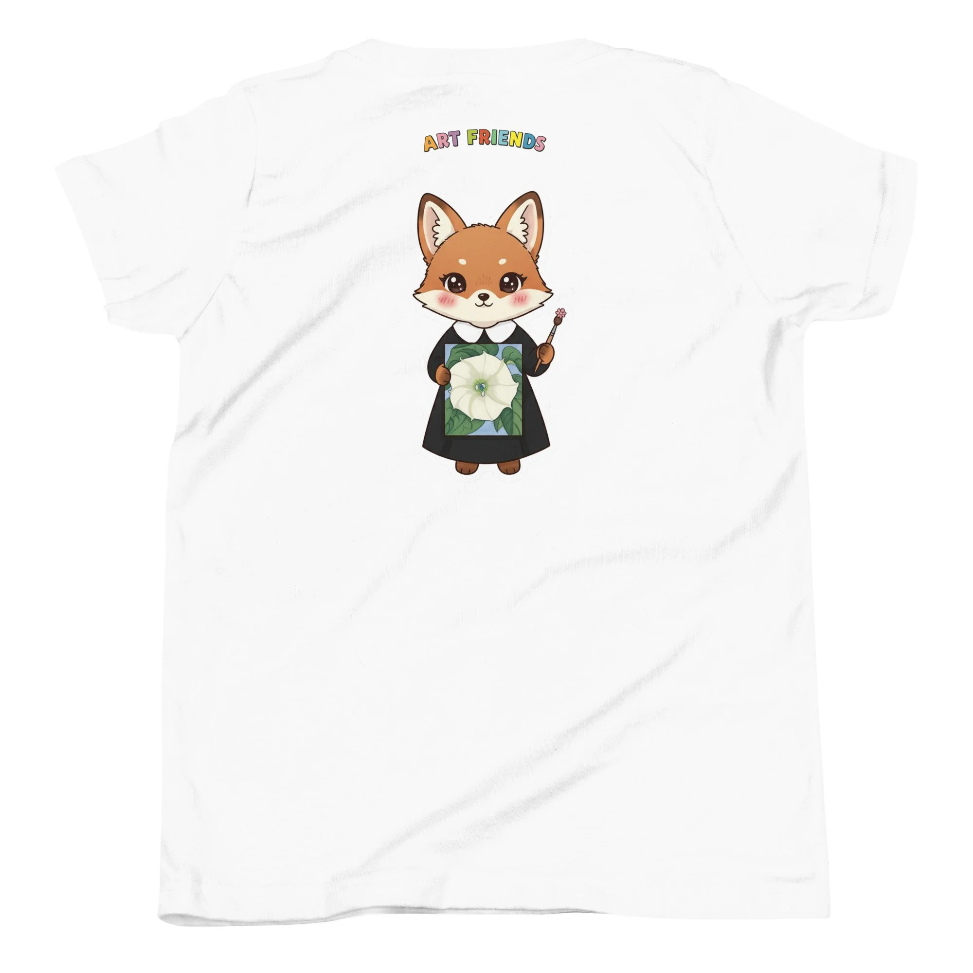 Art Friends™: Georgia O'Keefox Youth Short Sleeve T-Shirt