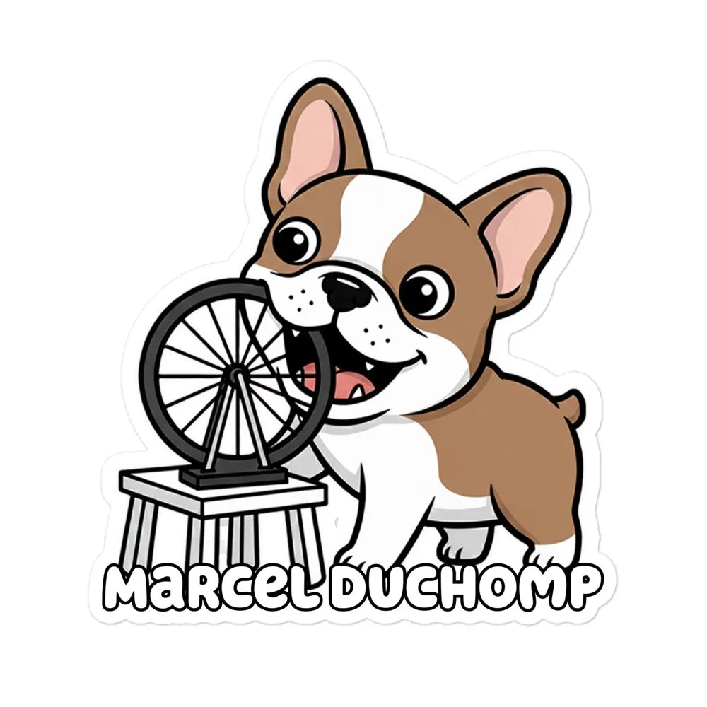 Art Friends™: Marcel Duchomp Bubble-free stickers