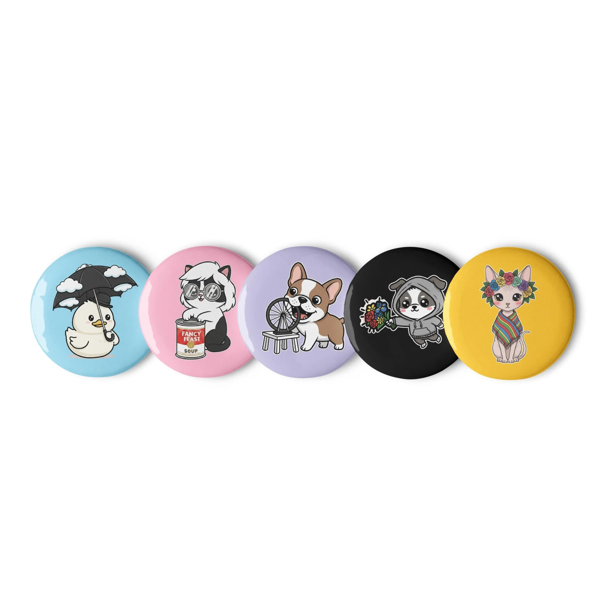 Art Friends™: The Rebels & Radicals Pin Button Set (5-Piece)