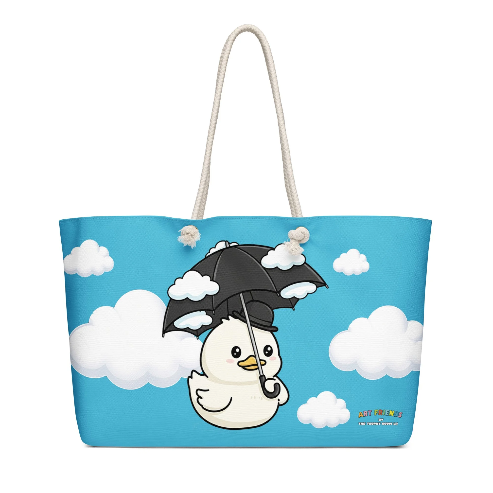 Art Friends™: René Maquack "Cloudscape" Oversized weekender bag