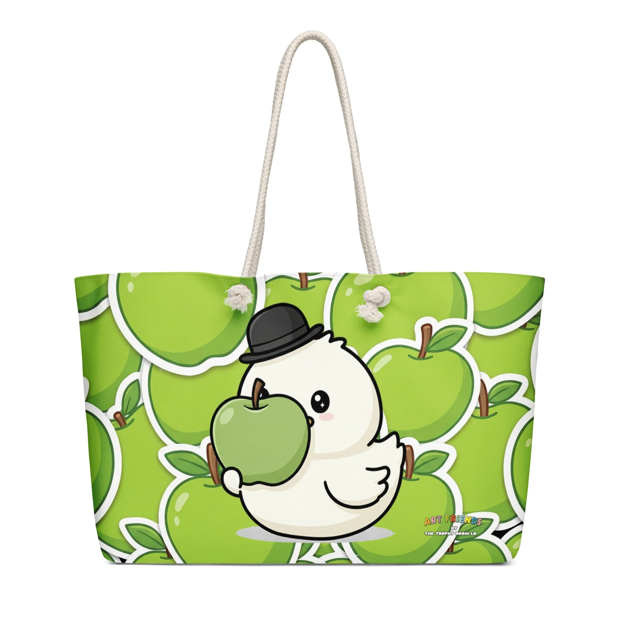 Art Friends™: René Maquack "The Son of Man" Oversized weekender bag