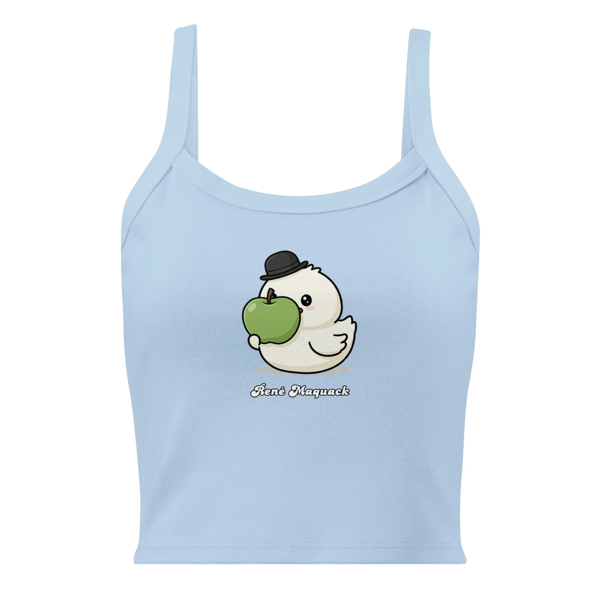 Art Friends™: "Son of Man" René Maquack Women's Micro-Rib Tank