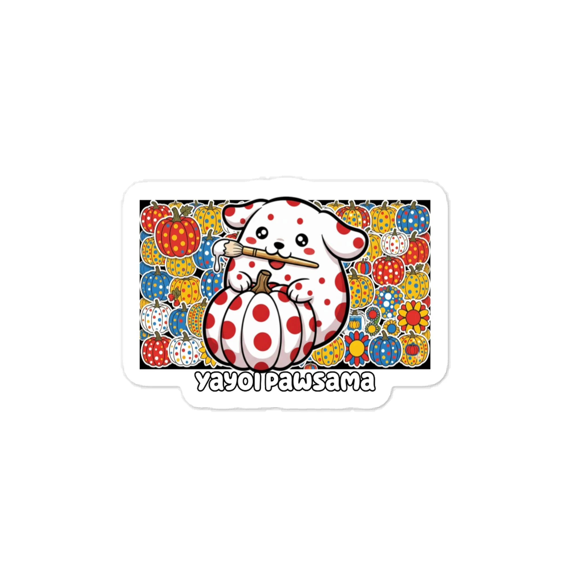 Art Friends™: Yayoi Pawsama "Infinity Garden" Kiss-cut vinyl decals