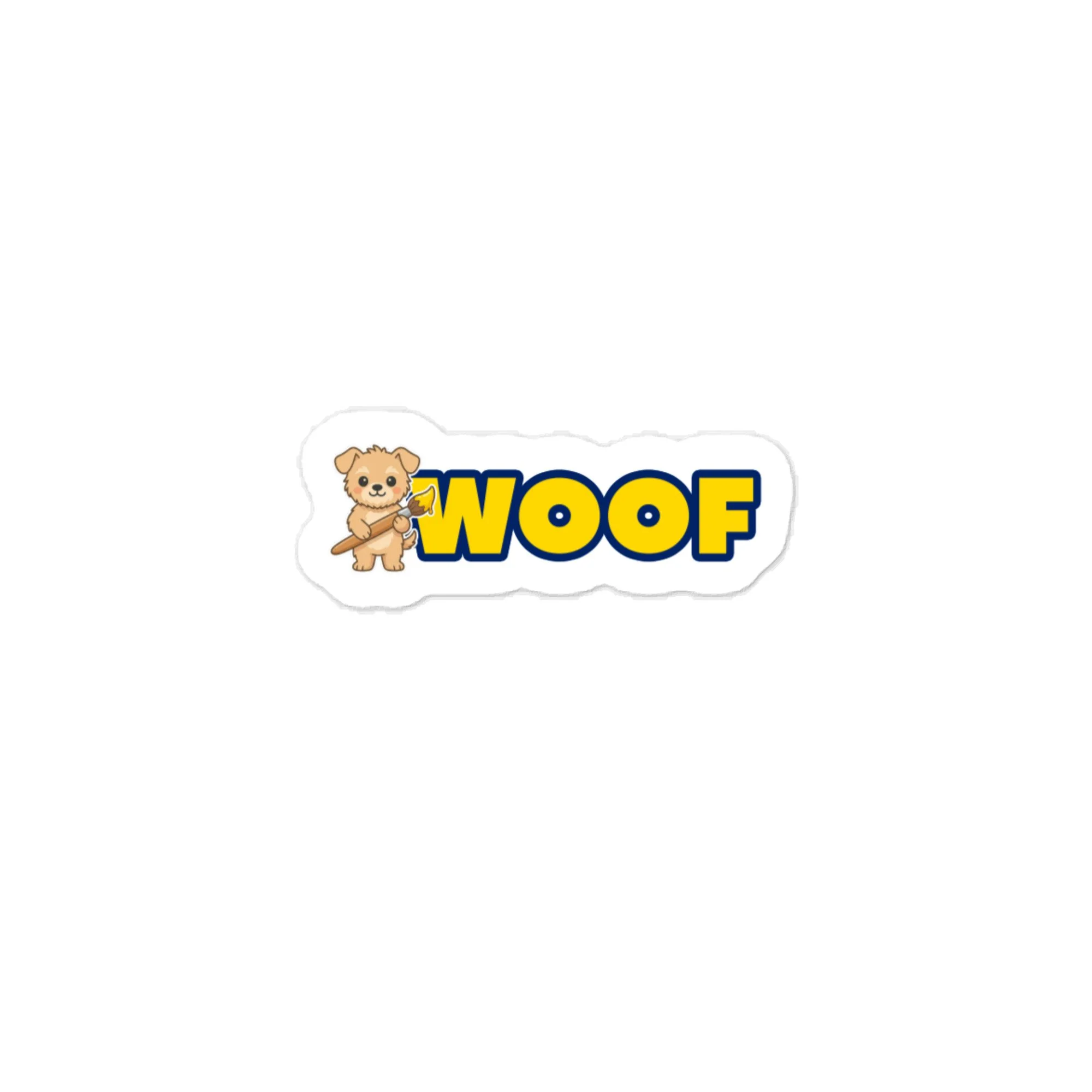 Art Friends™: Ed Woofcha "WOOF" Kiss-cut vinyl decals