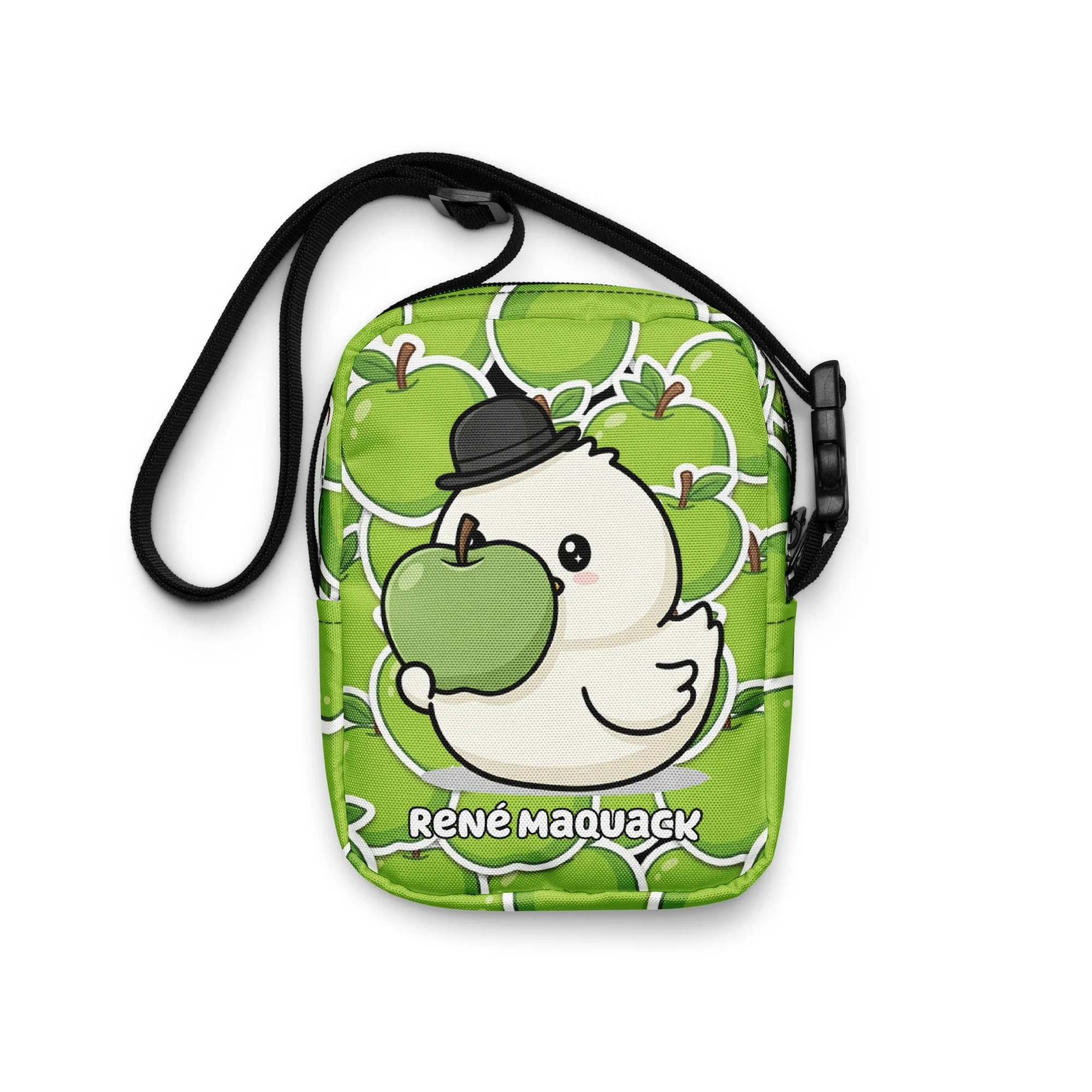 Art Friends™: René Maquack "Infinite Apples" Utility Crossbody Bag