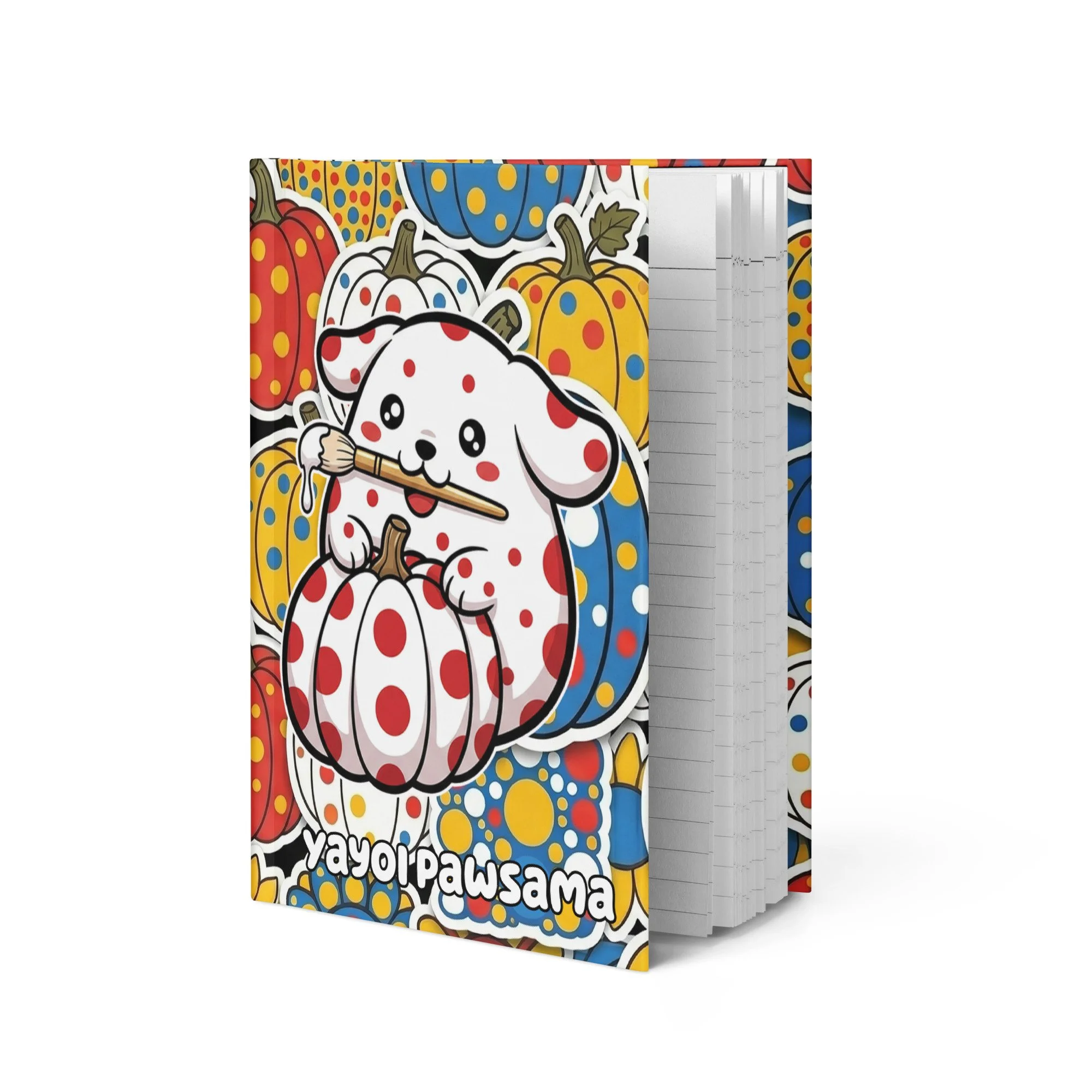Art Friends™: Yayoi Pawsama "Infinity Garden" Hardcover Journal