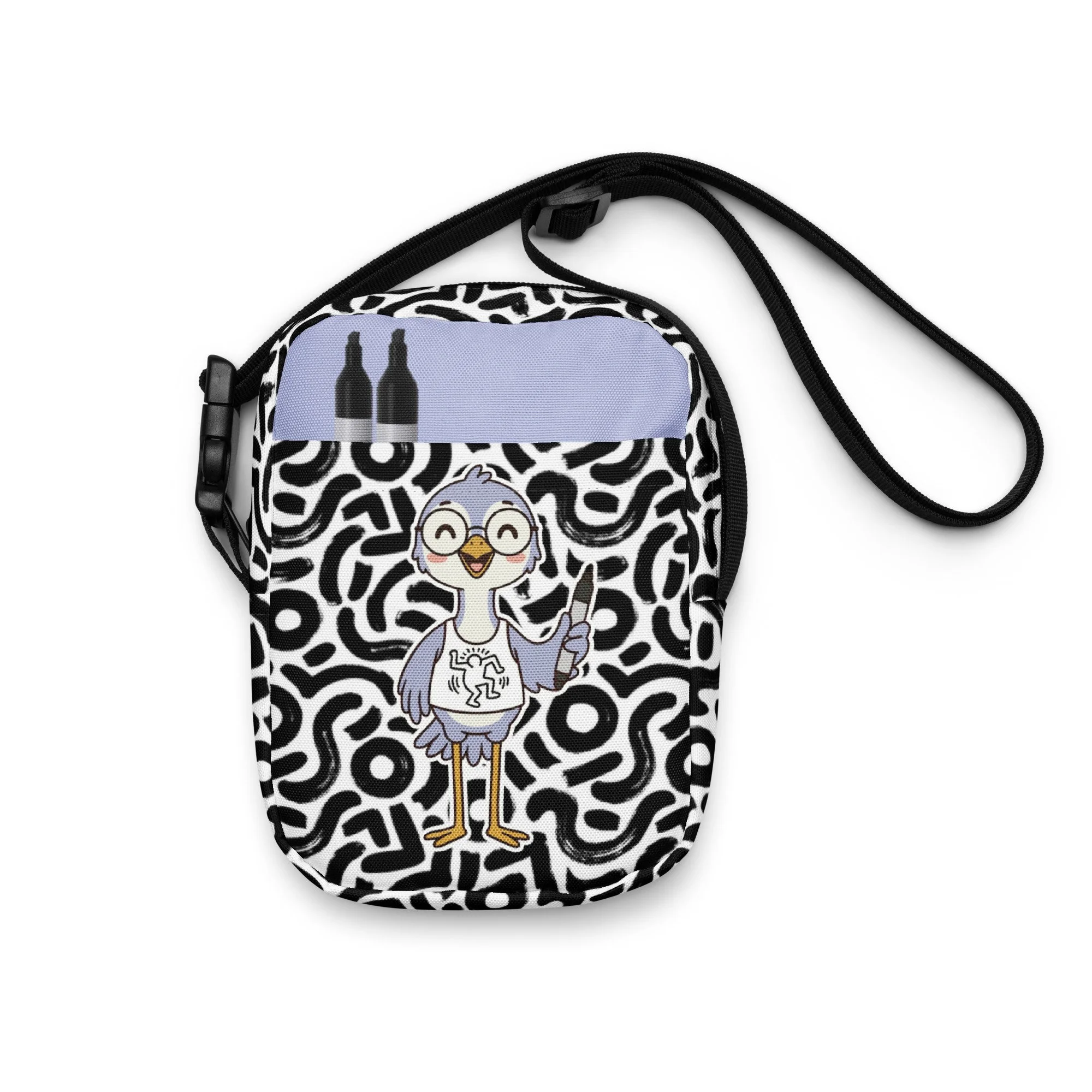 Art Friends™: Keith Heron "Radiant Marker" Utility crossbody bag