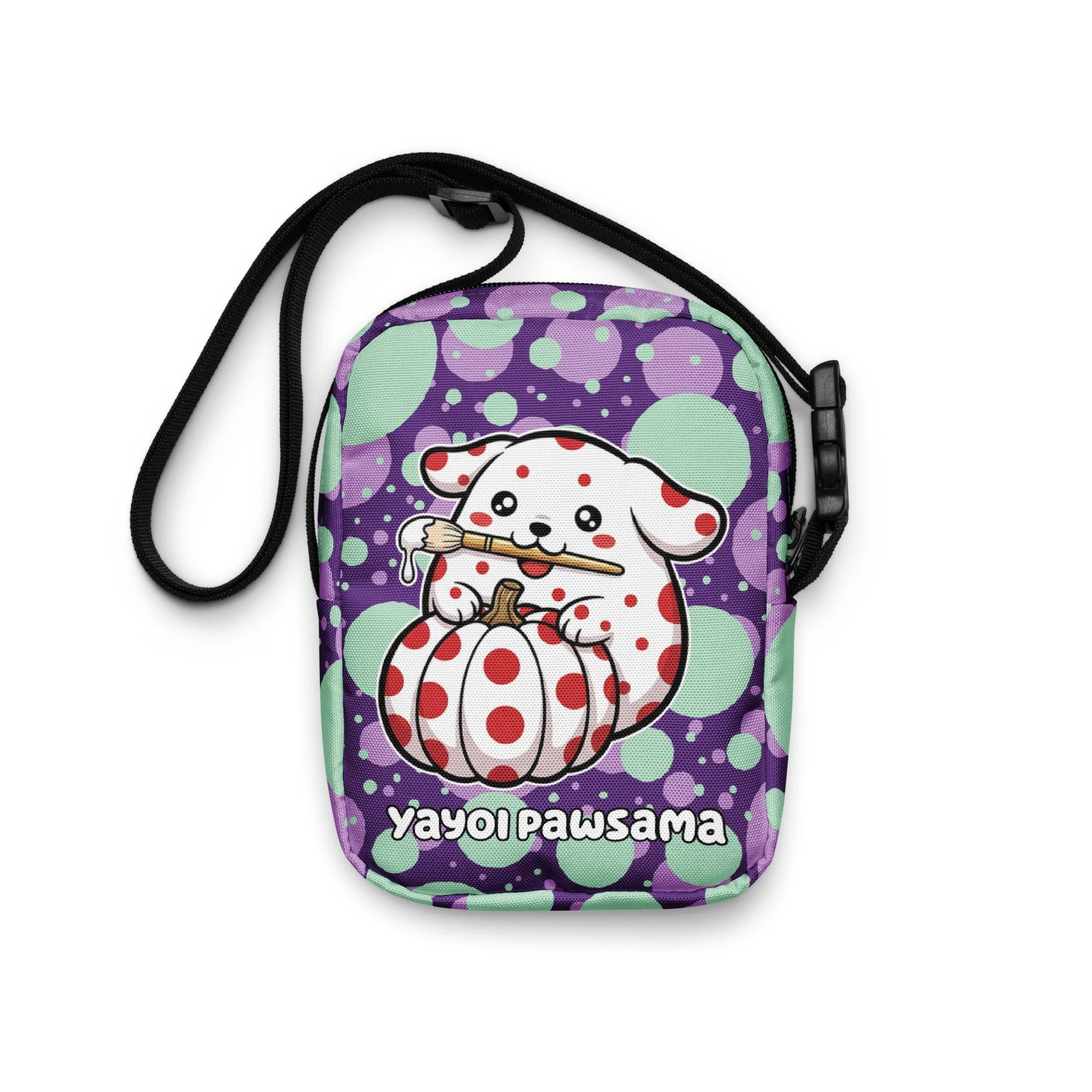 Art Friends™: Yayoi Pawsama "Infinity Galaxy" Utility crossbody bag copy