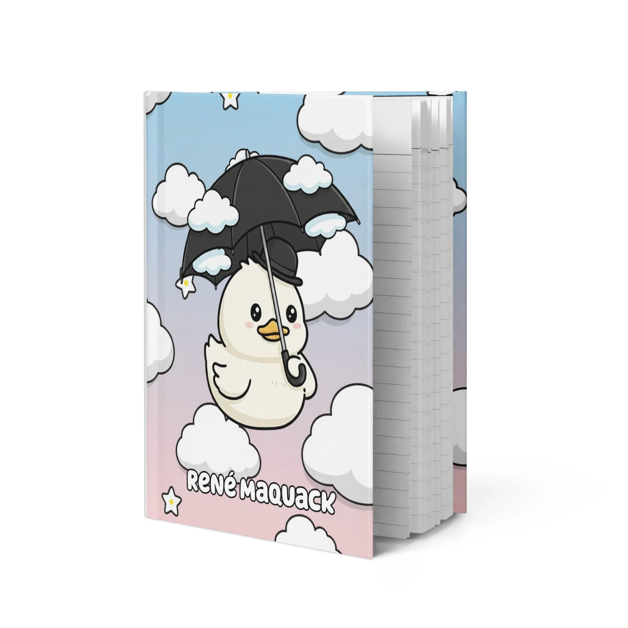 Art Friends™: René Maquack "Golconda Clouds" Hardcover Journal