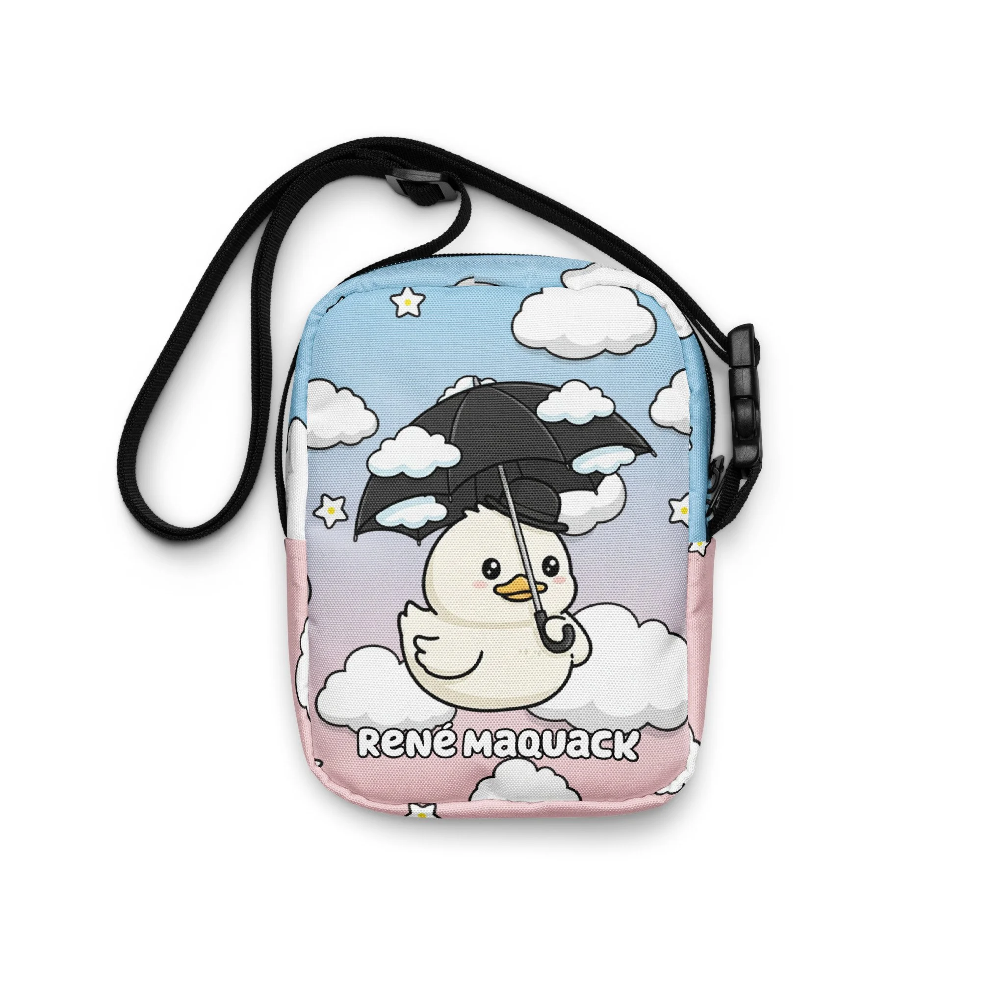 Art Friends™: René Maquack "Cloudscape" Utility crossbody bag