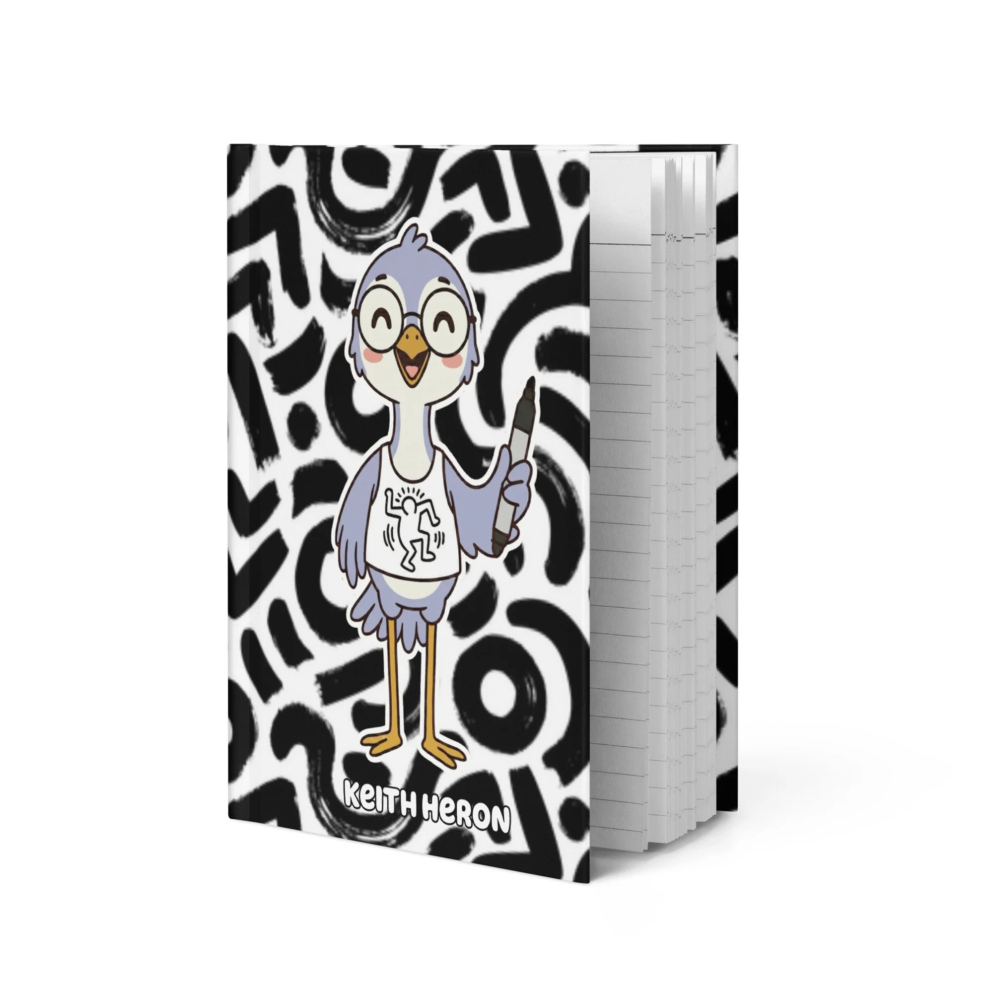 Art Friends™: Keith Heron "Radiant Lines" Hardcover Journal
