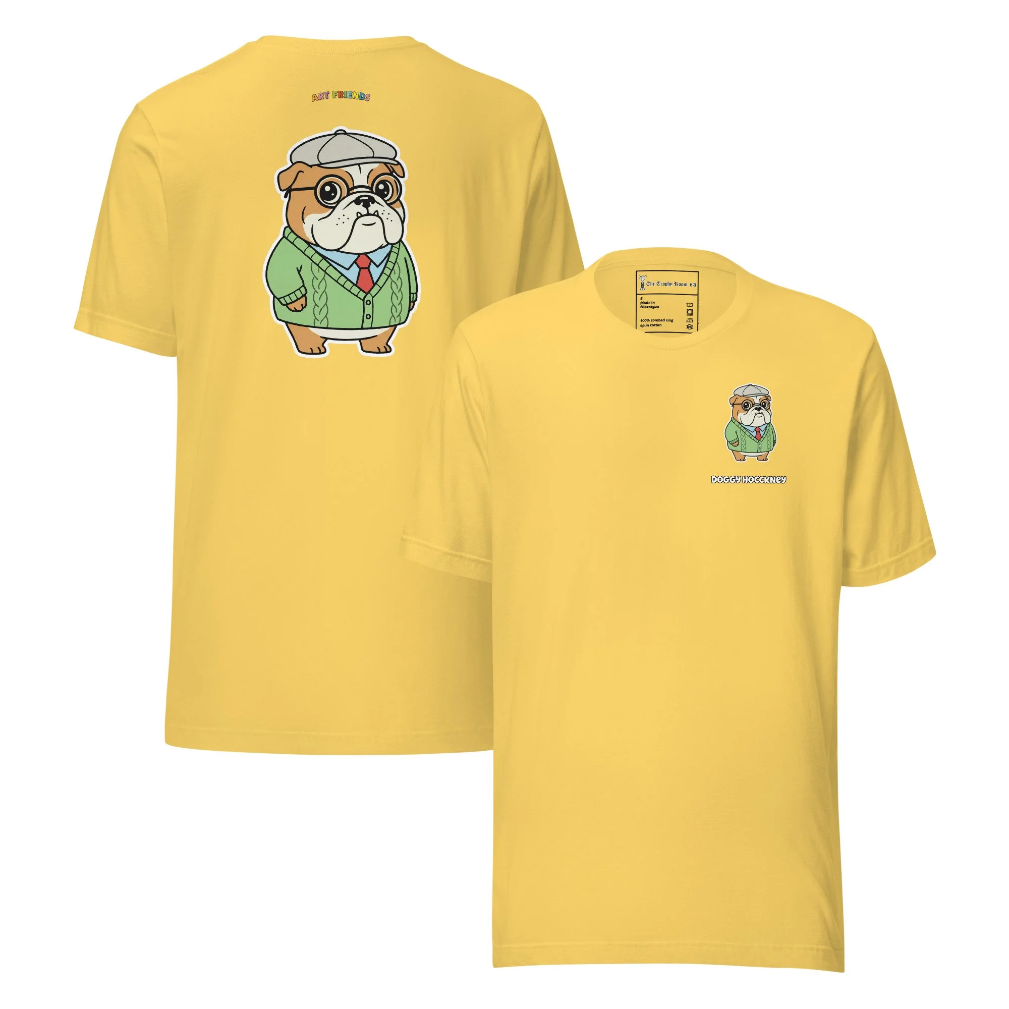 Art Friends™: Doggy Hockney Unisex Tee