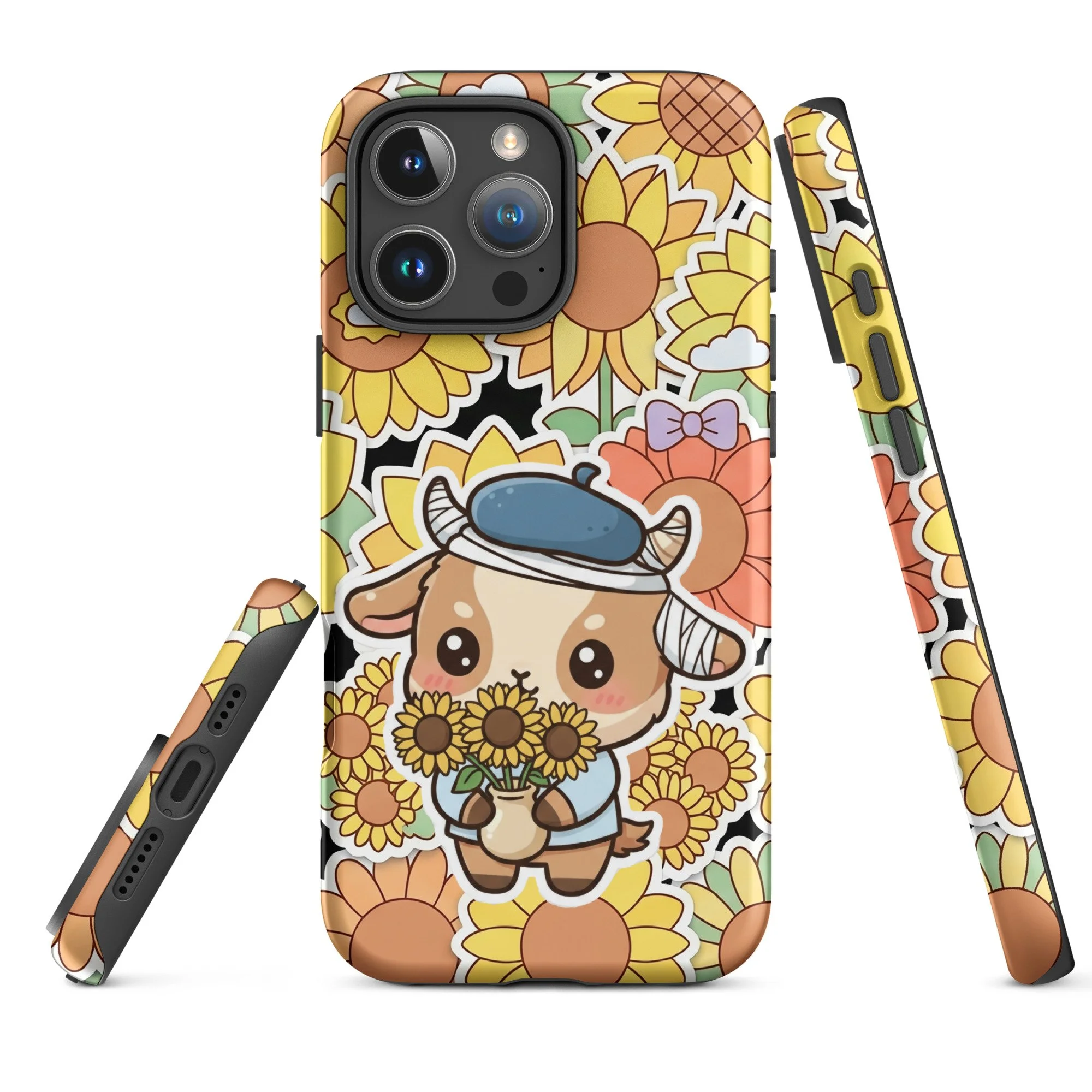 Art Friends™: Vincent van Goat "Infinite Sunflowers" Tough Case for iPhone®