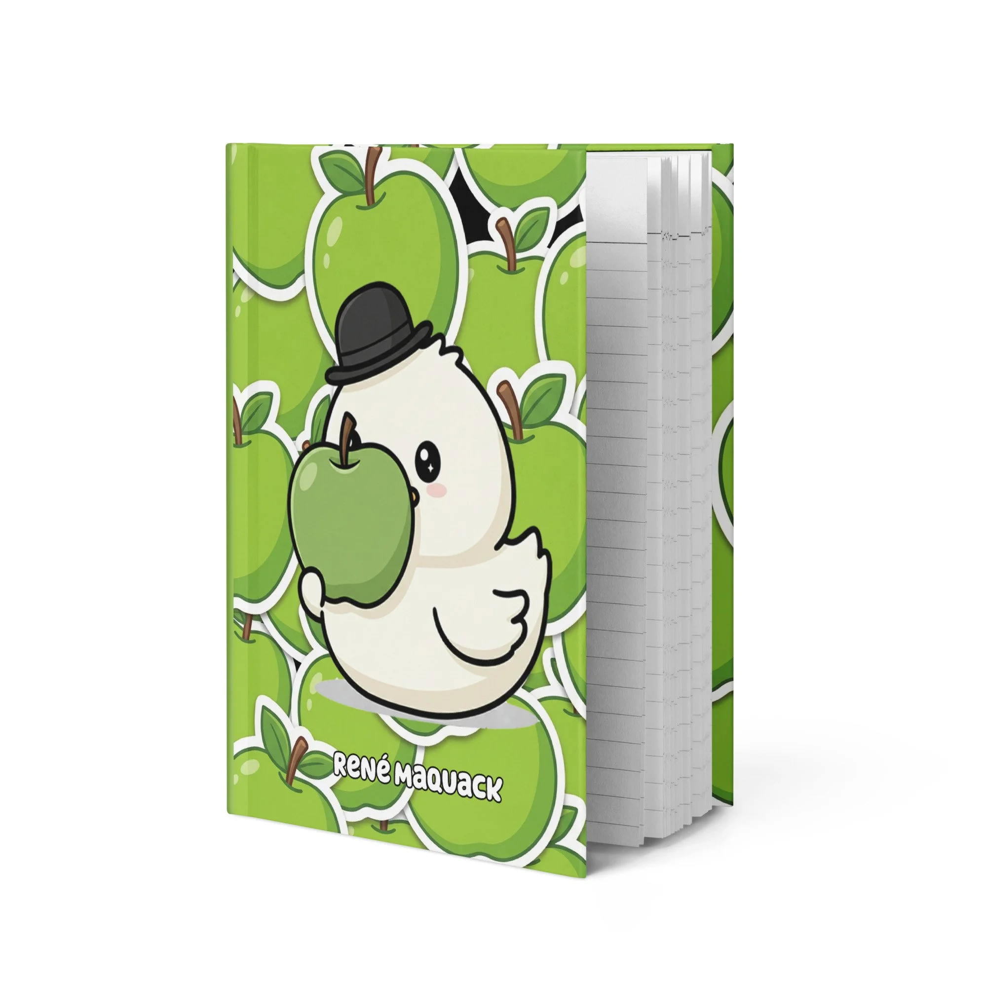 Art Friends™: René Maquack "Infinite Apples" Hardcover Journal