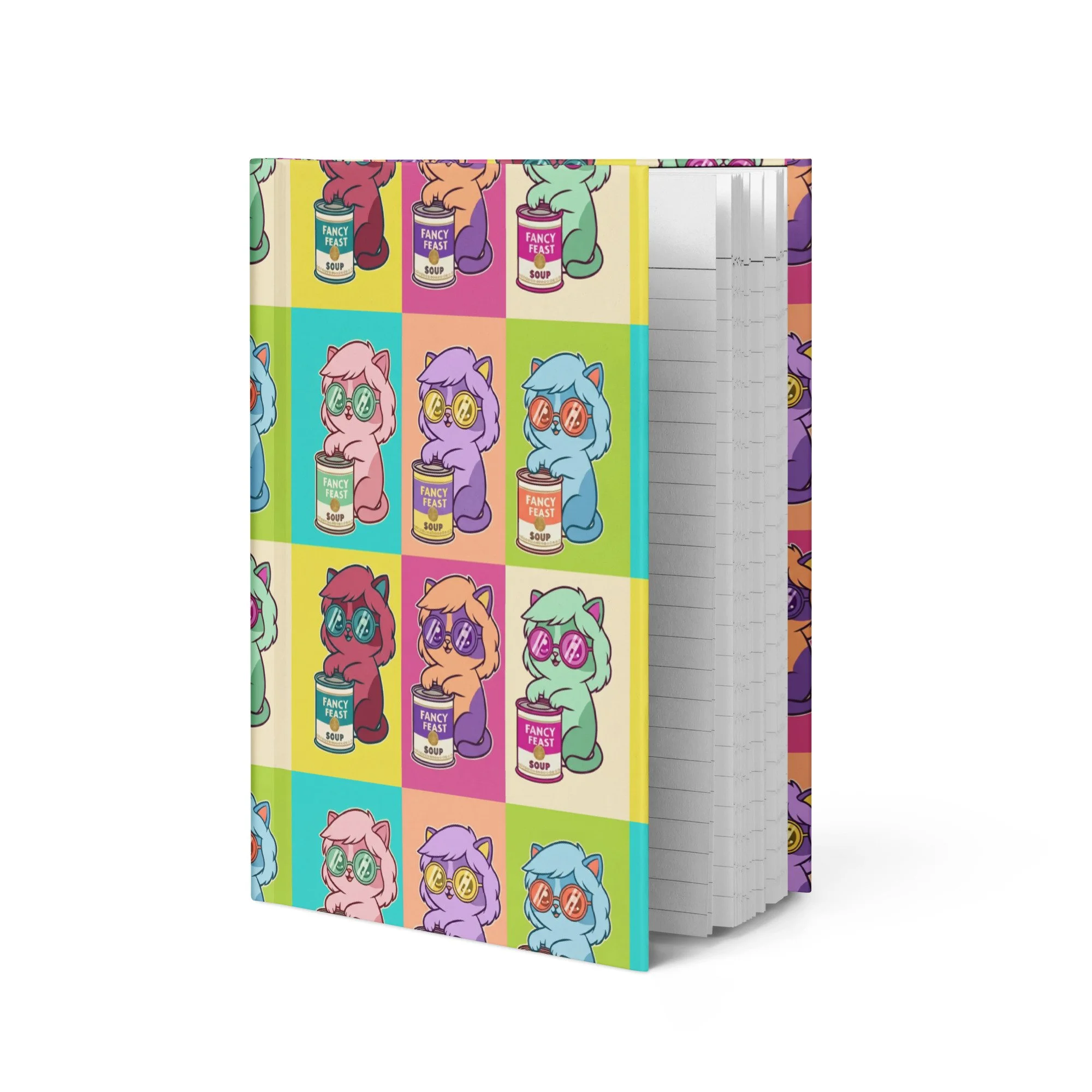 Art Friends™: Andy Purrhol "Fancy Feast" Hardcover Journal