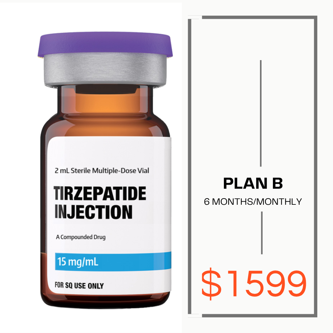 Tirzepatide - PLAN B - 6 months/shipped monthly