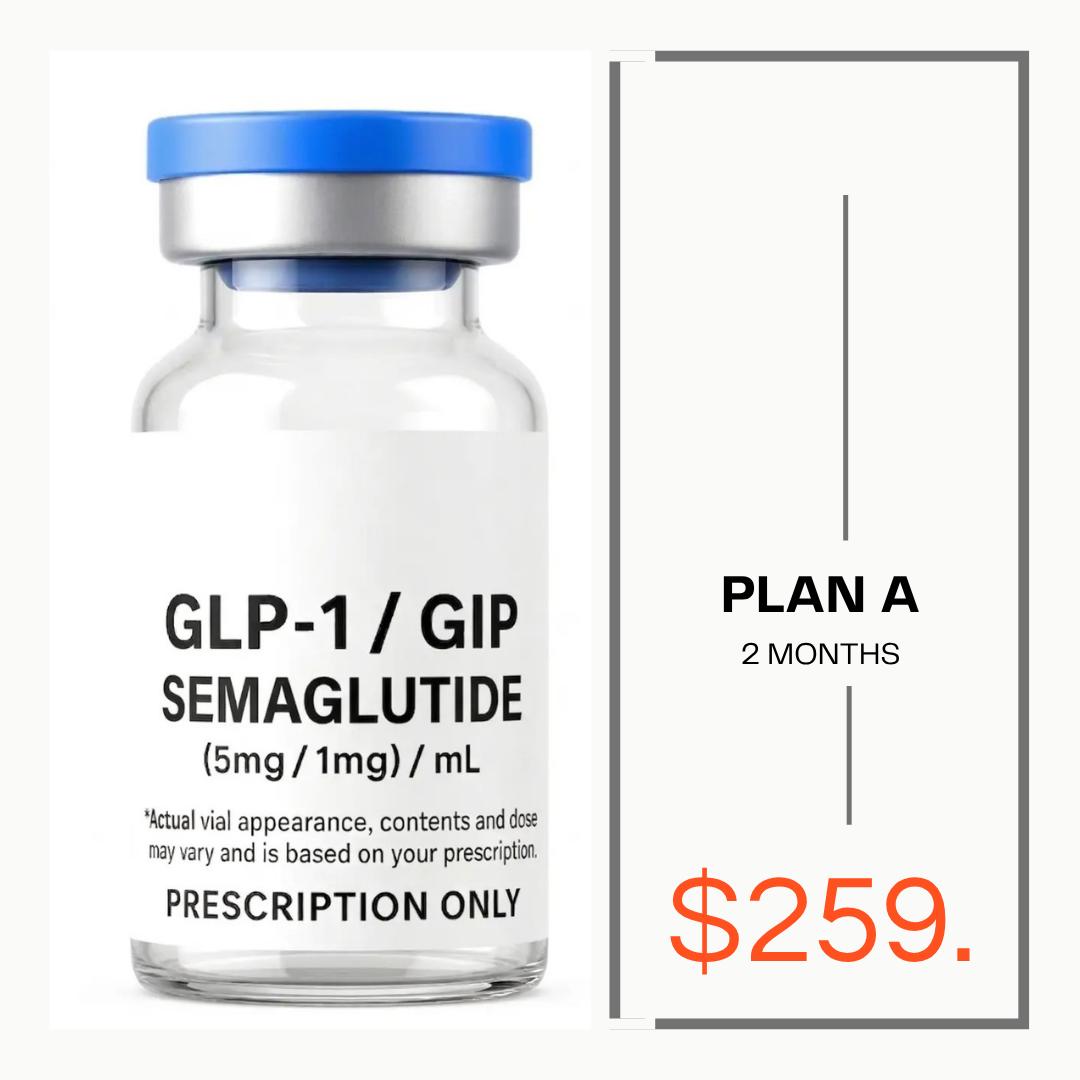 PLAN A - Semaglutide - 2 month vial w/L-Carnitine