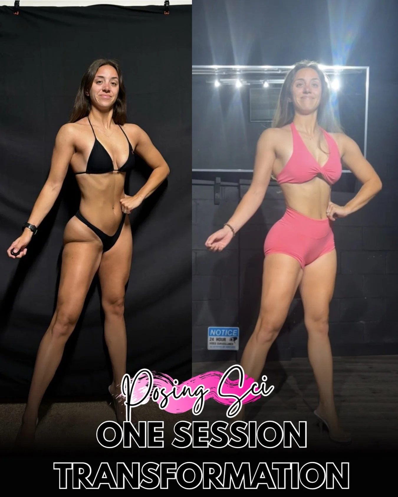 Even if you&rsquo;ve stepped on stage before- if you&rsquo;re making a big posing change, you can accomplish a lot with a touch up posing session.

Miss @thehalliezook is swapping from bikini to fit model, even without a show date in sight, we hopped