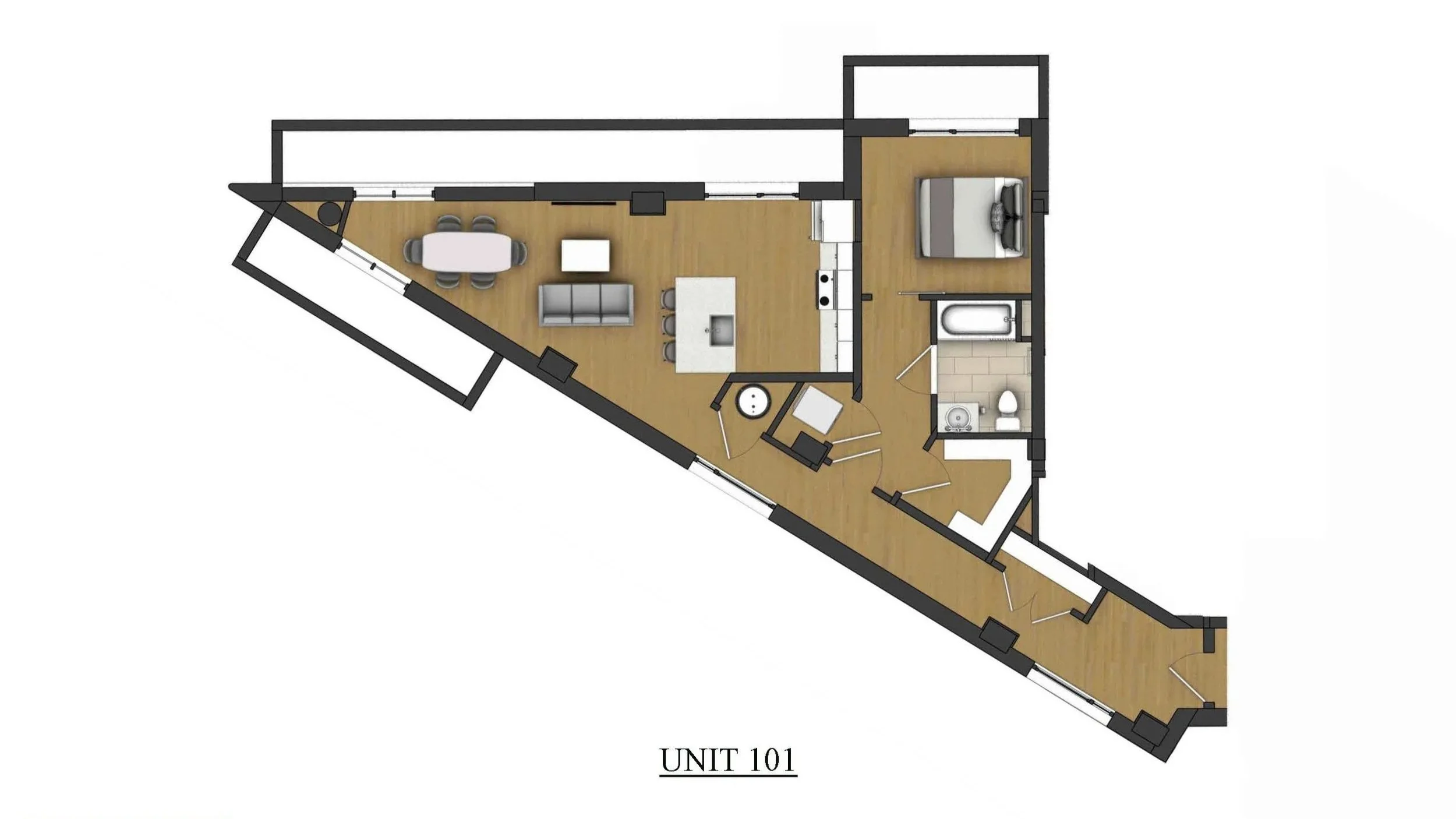 Units 101, 201, 301, 401, 501