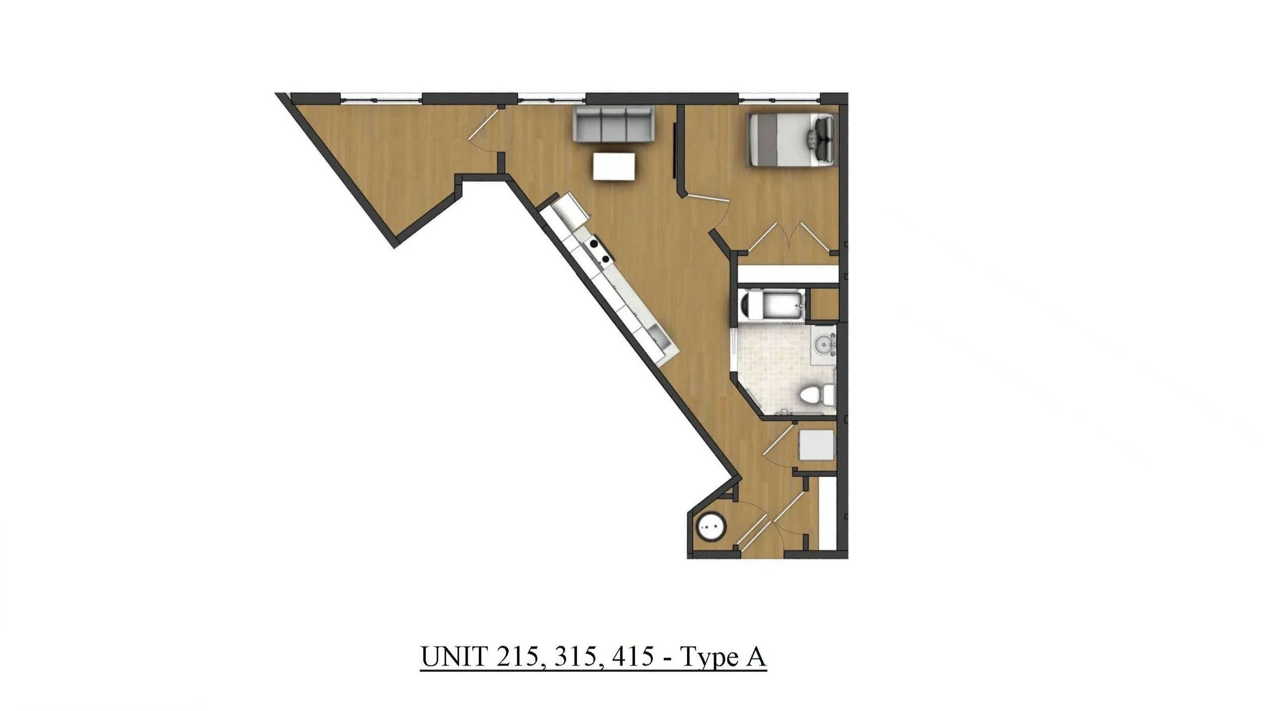 Units 215, 315, 415, 515