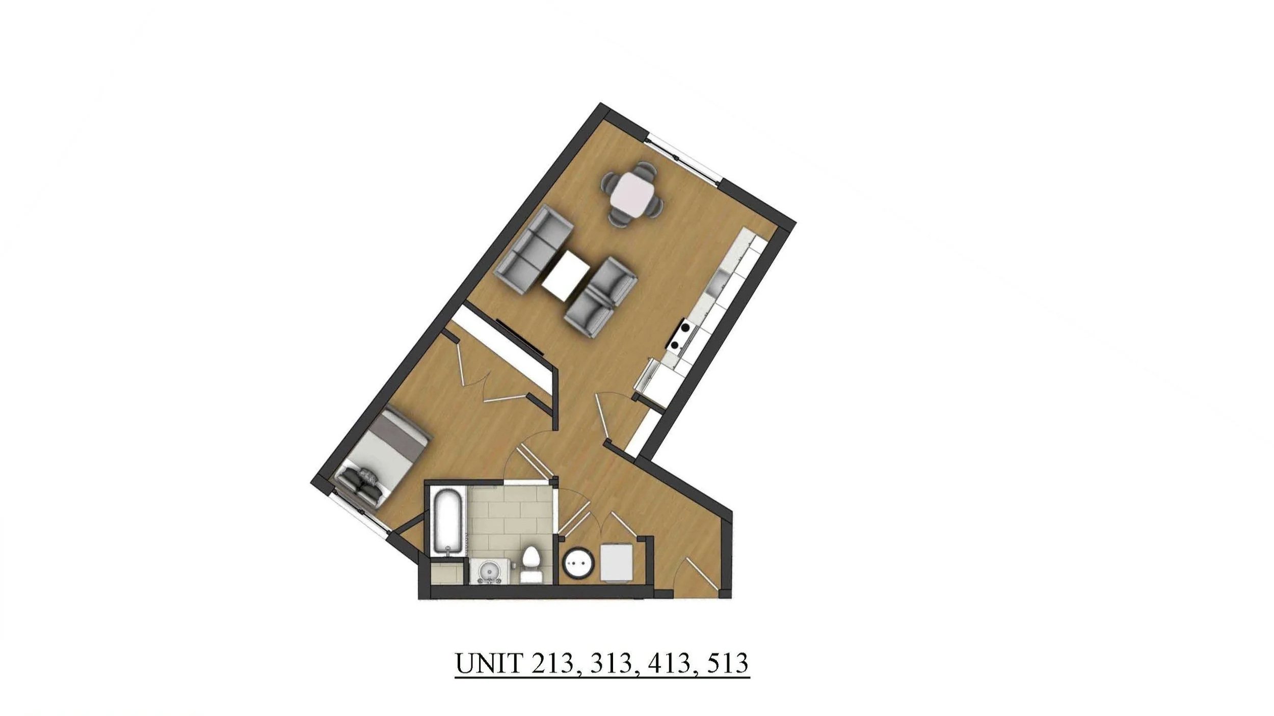 Units 213, 313, 413, 513