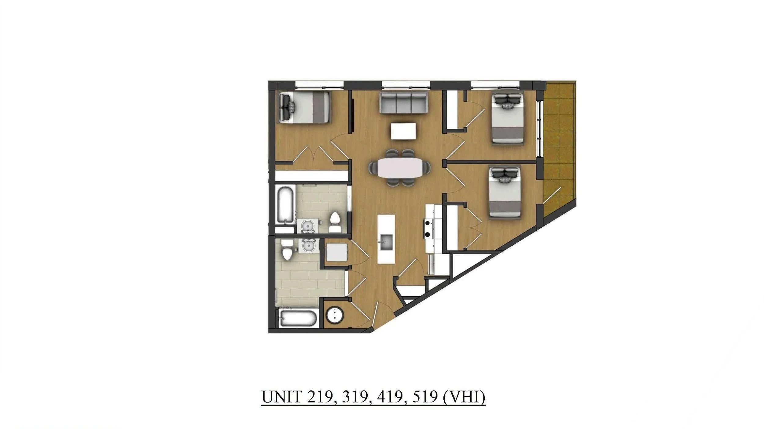Units 119, 219, 319, 419, 519