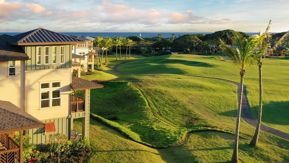 Pili Mai condo lanai overlooking Kiahuna Golf Course