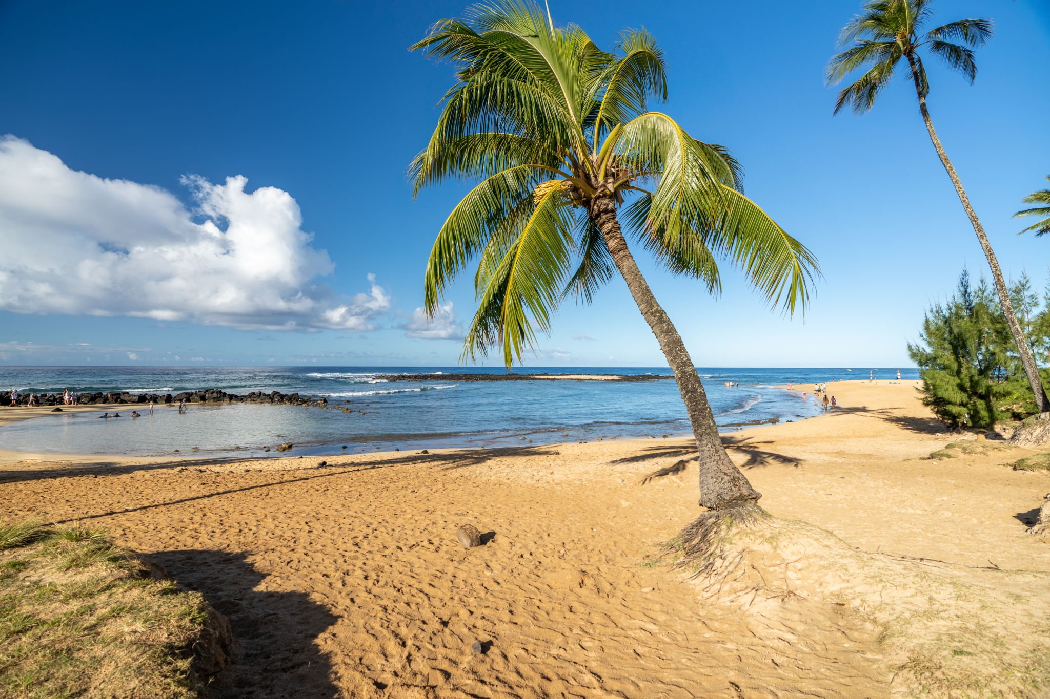Poipu Beach — a 15 min walk or 3 min drive