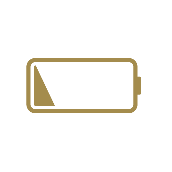 Illustration of low battery representing fatigue