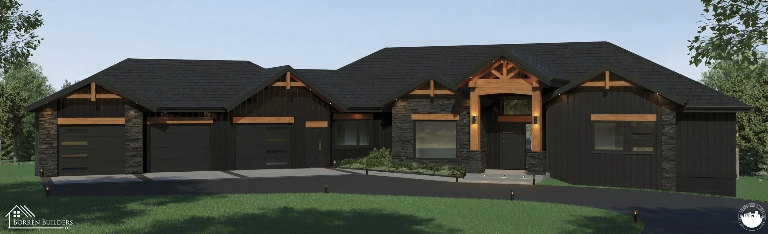 Jada Estates Custom Home Front