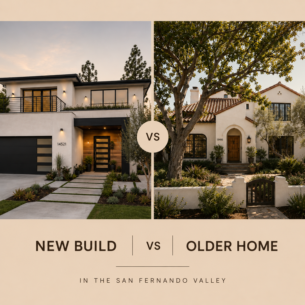 New Build vs Older Home in the San Fernando Valley — Which to Buy