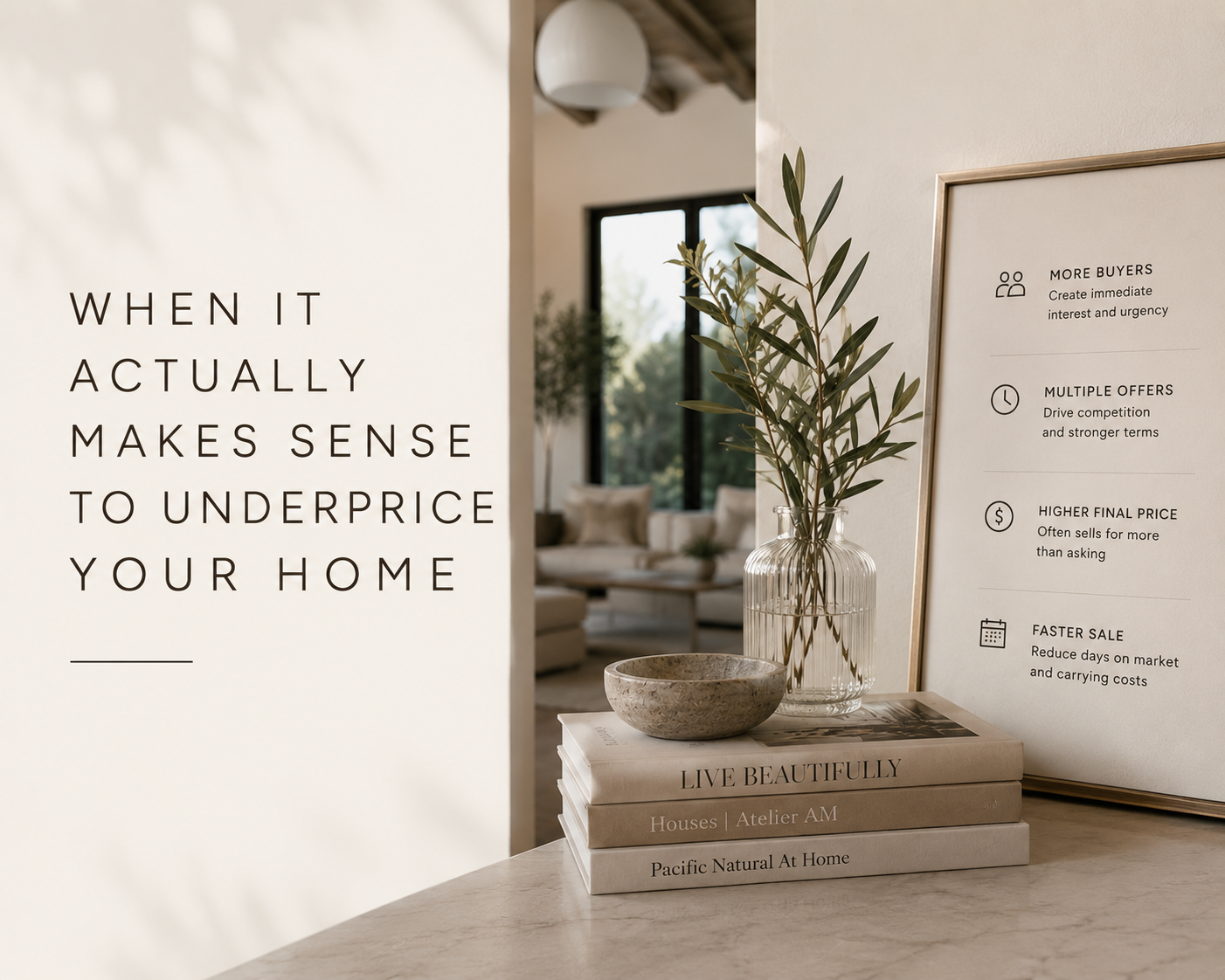 When It Actually Makes Sense to Underprice Your Home