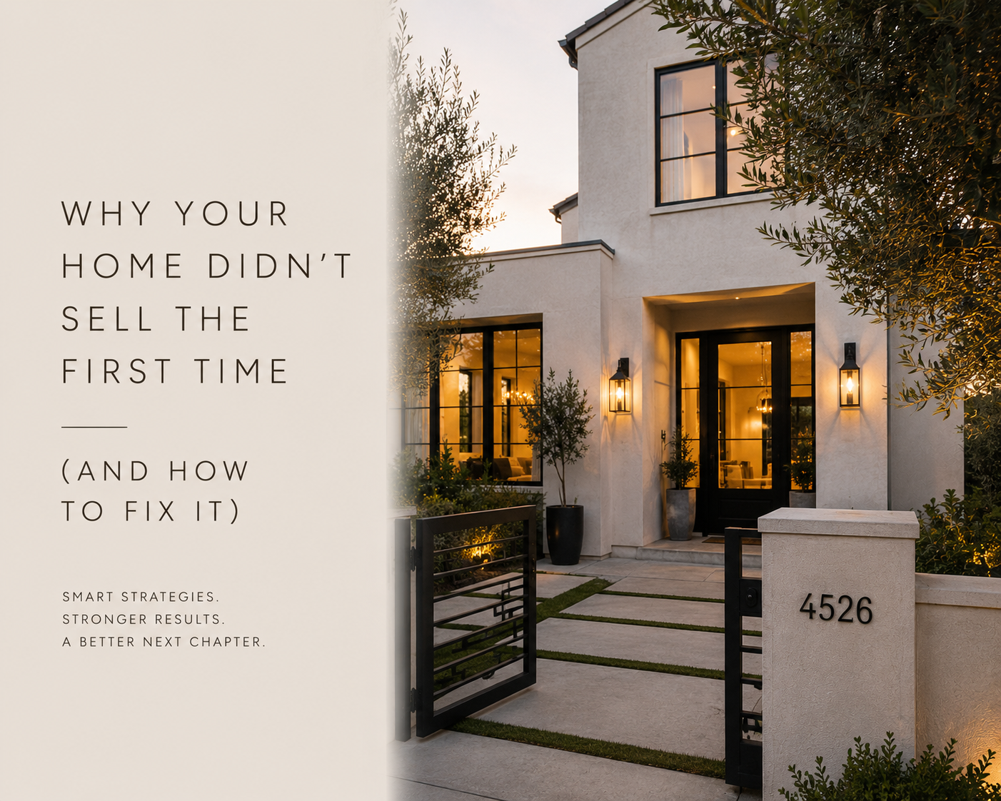 Why Your Home Didn't Sell the First Time (And How to Fix It)