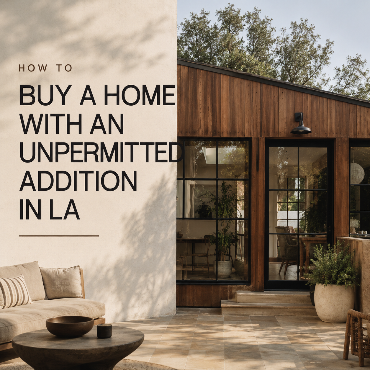 How to Buy a Home With an Unpermitted Addition Safely