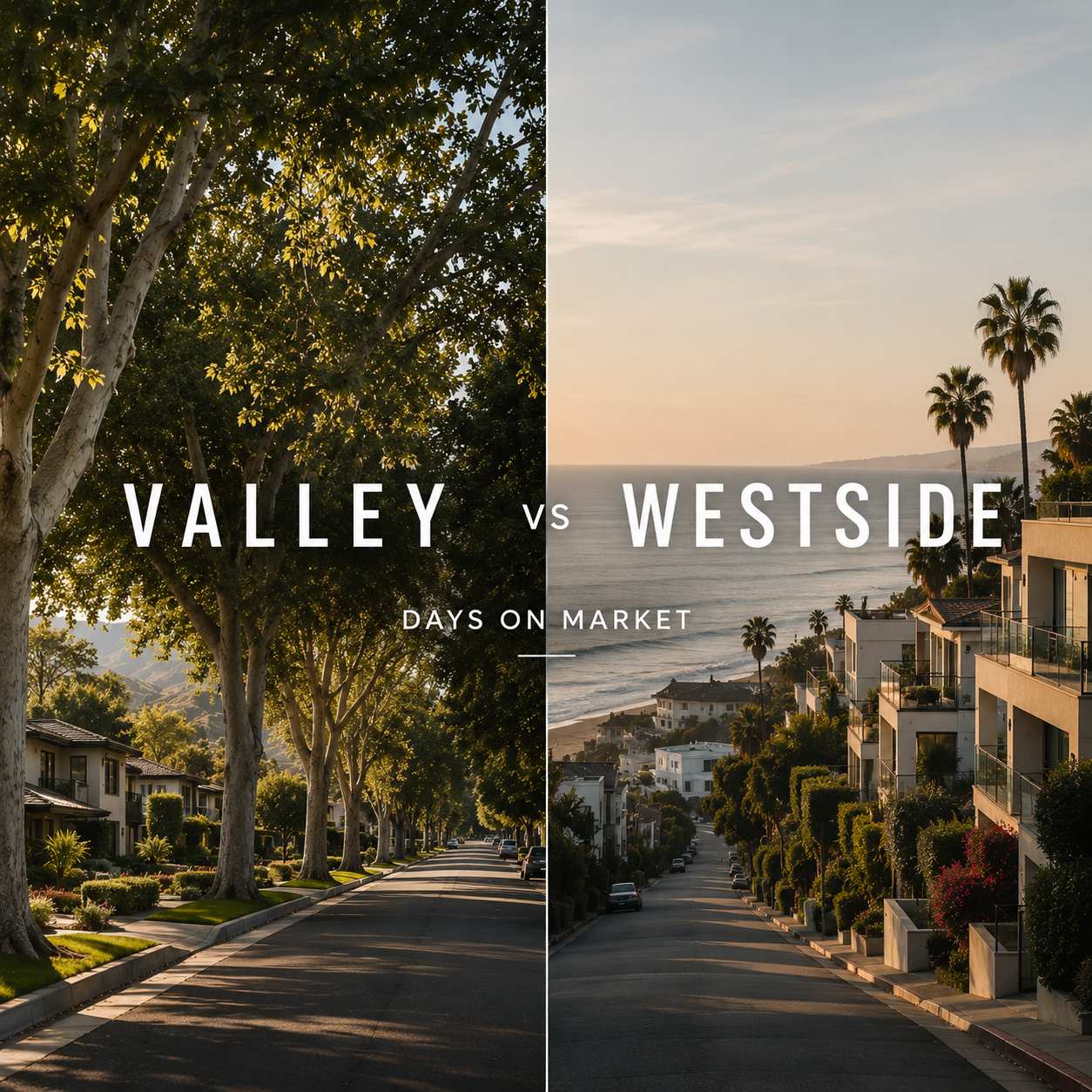 Why the Valley Is Outperforming the Westside in Days on Market