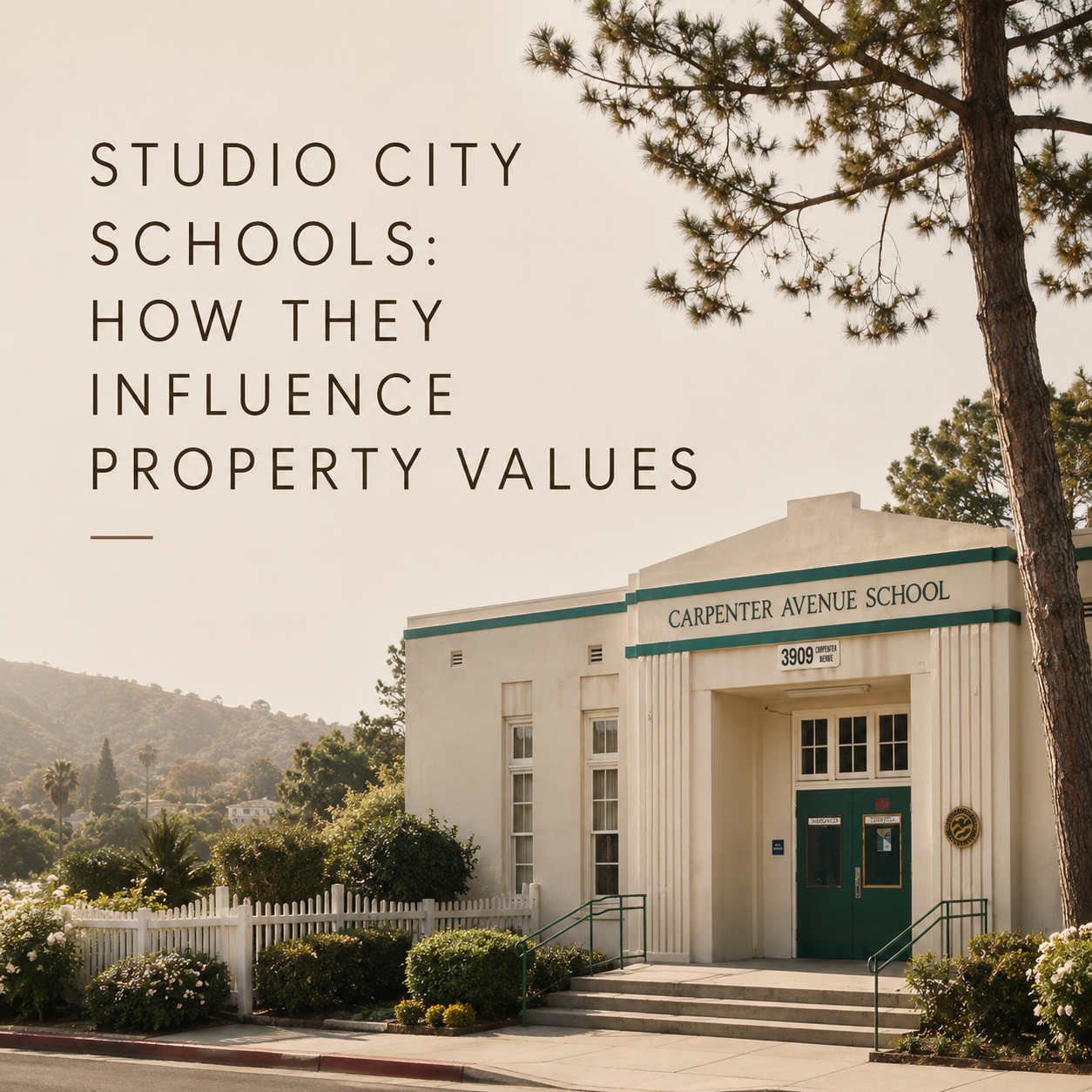 Studio City Schools: How They Influence Property Values